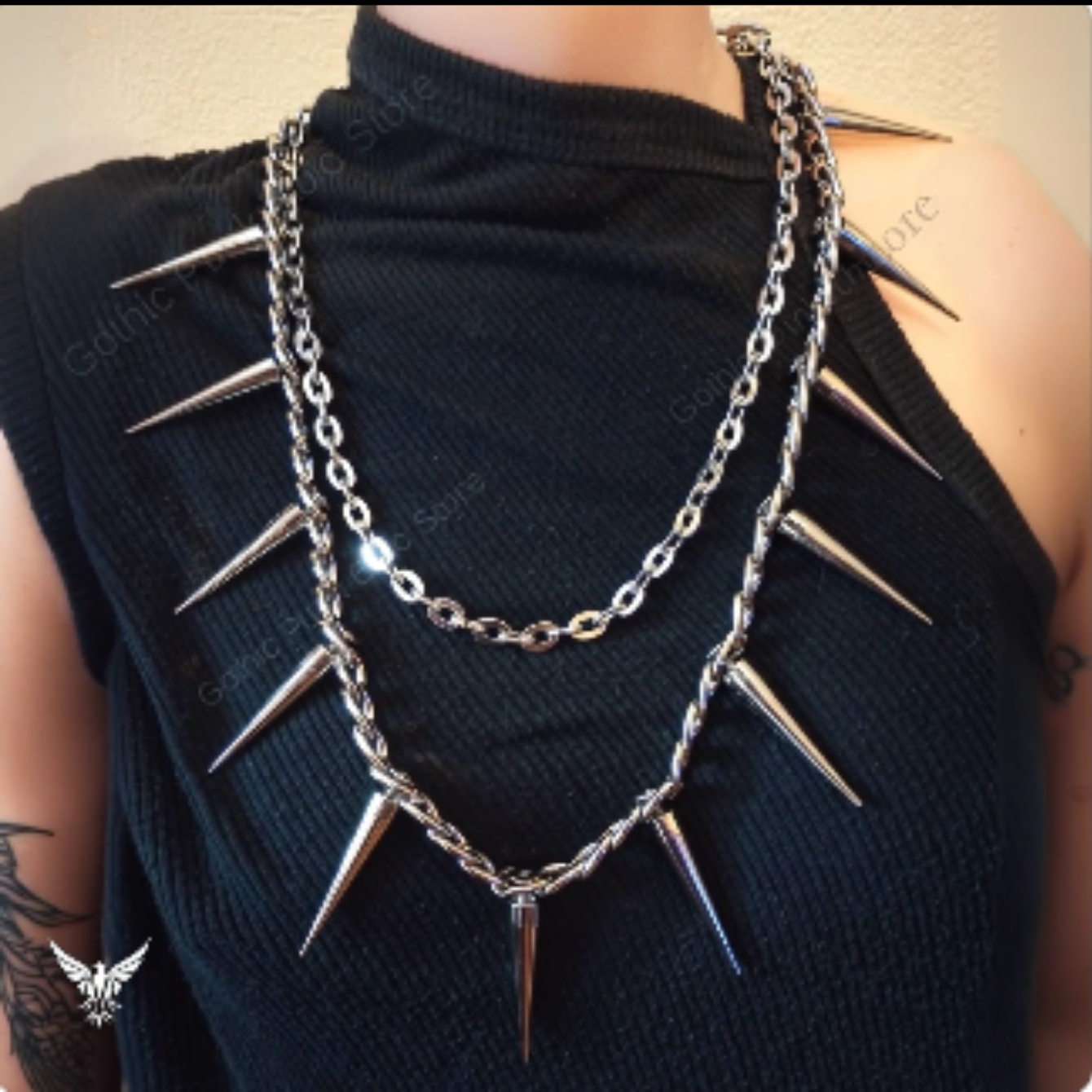 Spiked Punk Necklace