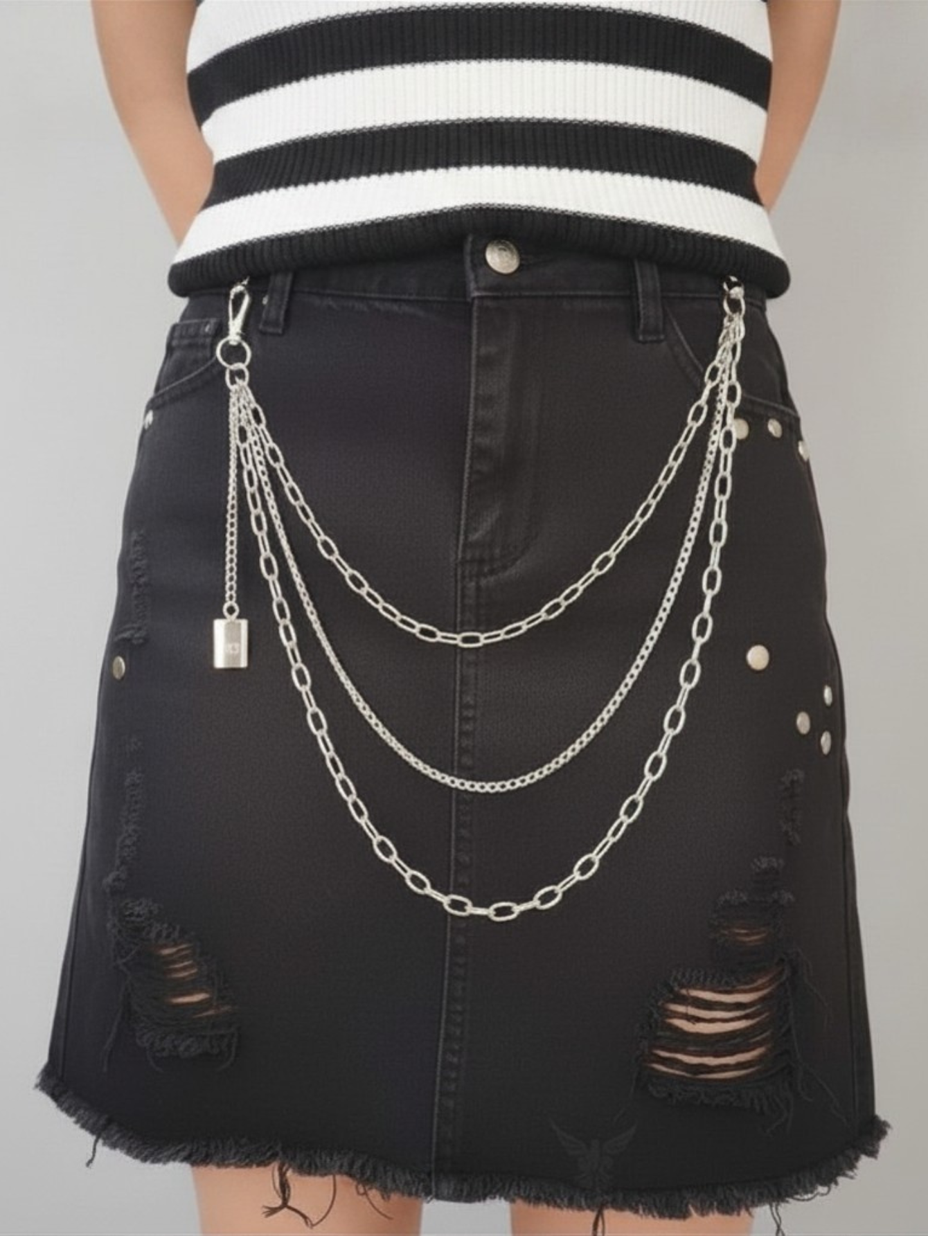 3-Layered Grace Charm Pants Chain