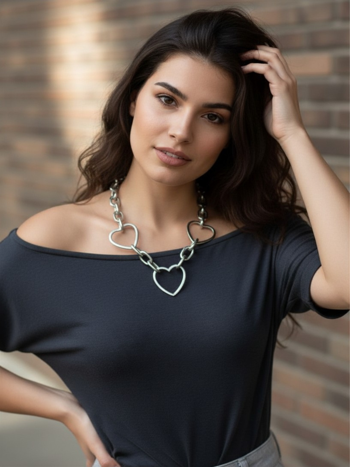 Heart Necklace - Pants Chain