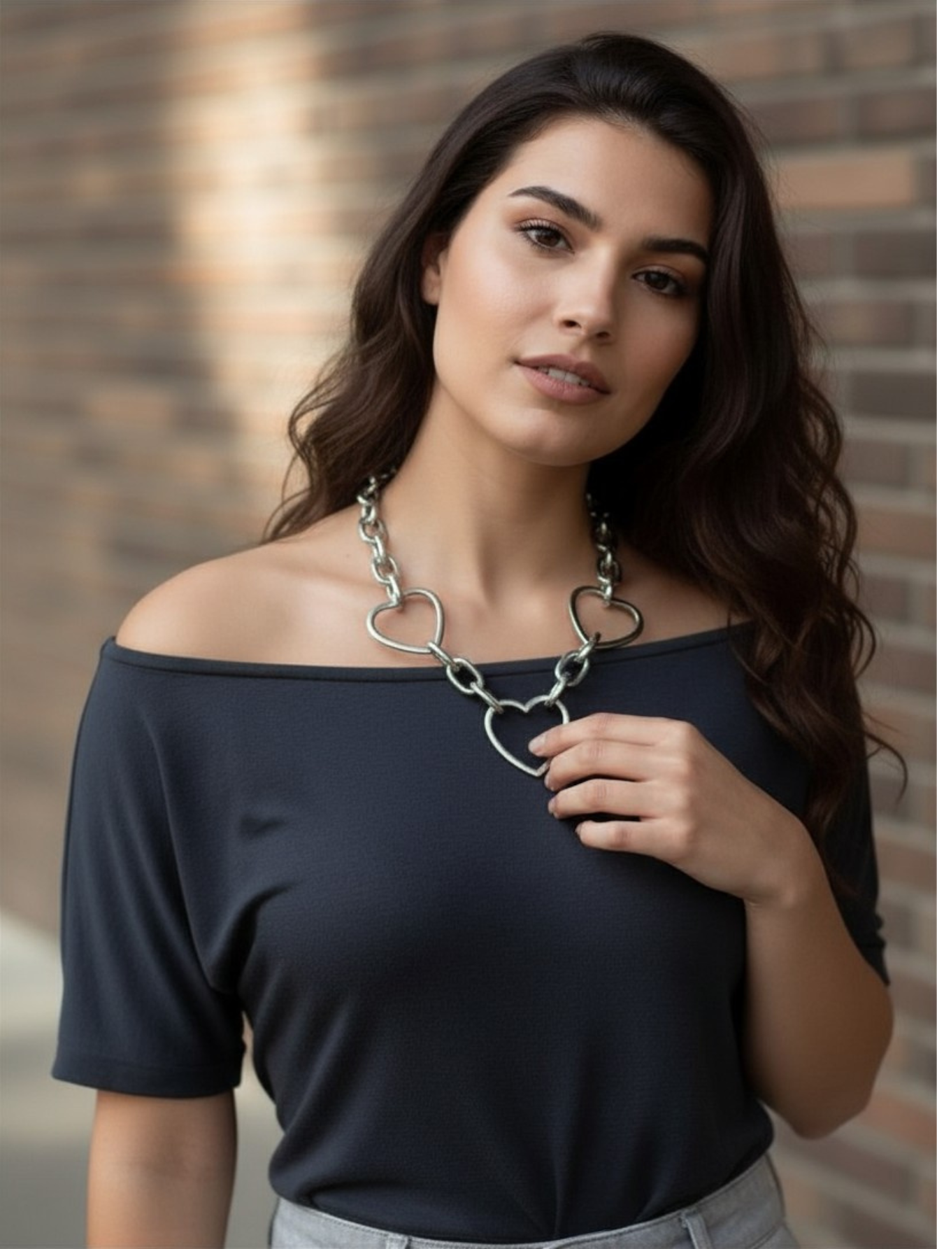 Heart Necklace - Pants Chain
