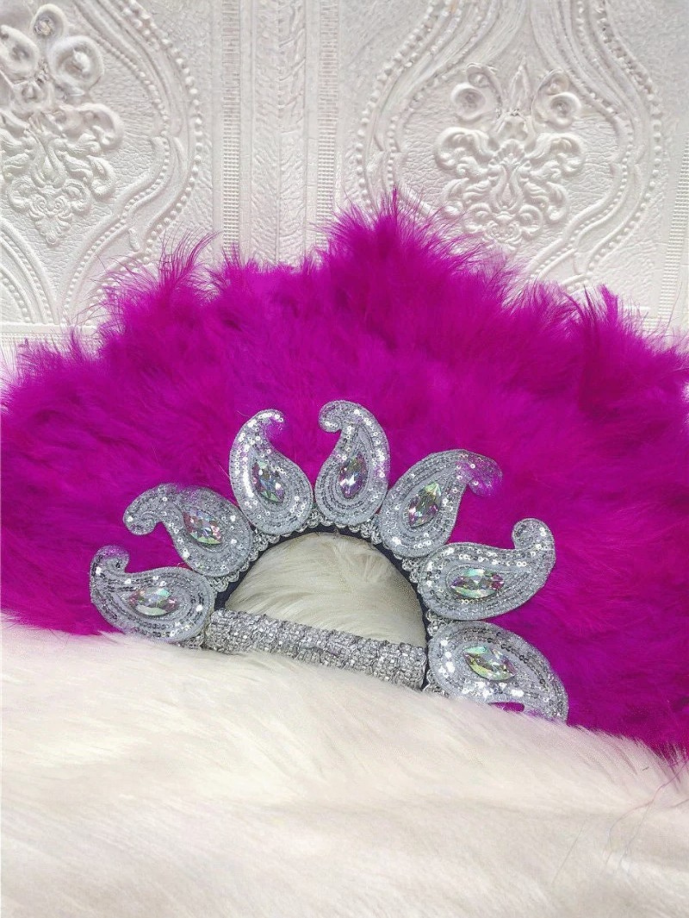 Feather Bridal Fan