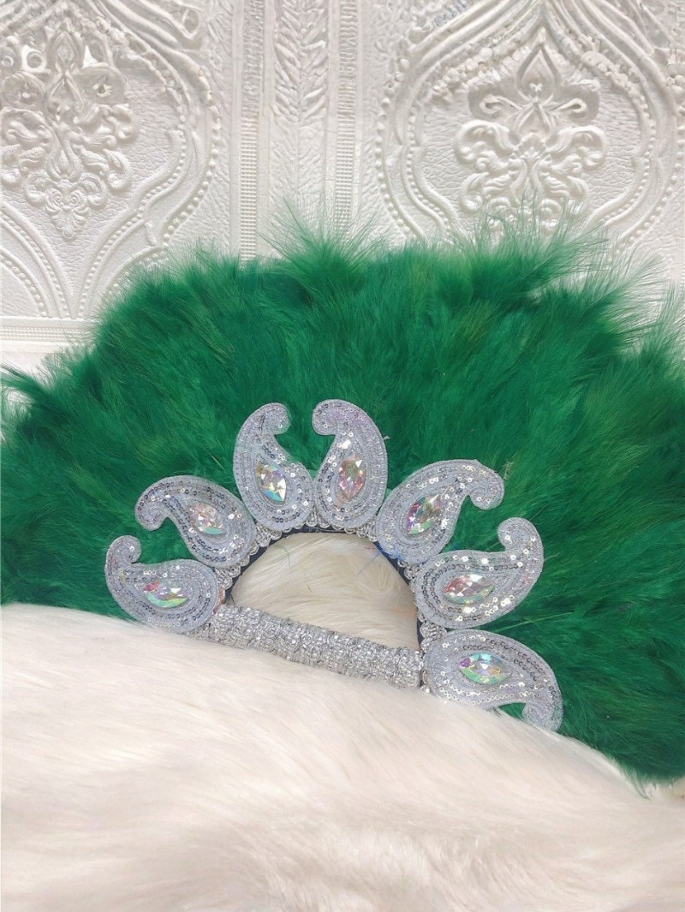 Feather Bridal Fan