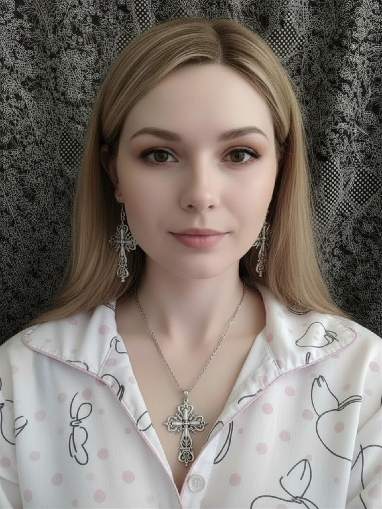 Cross Minimal Earrings