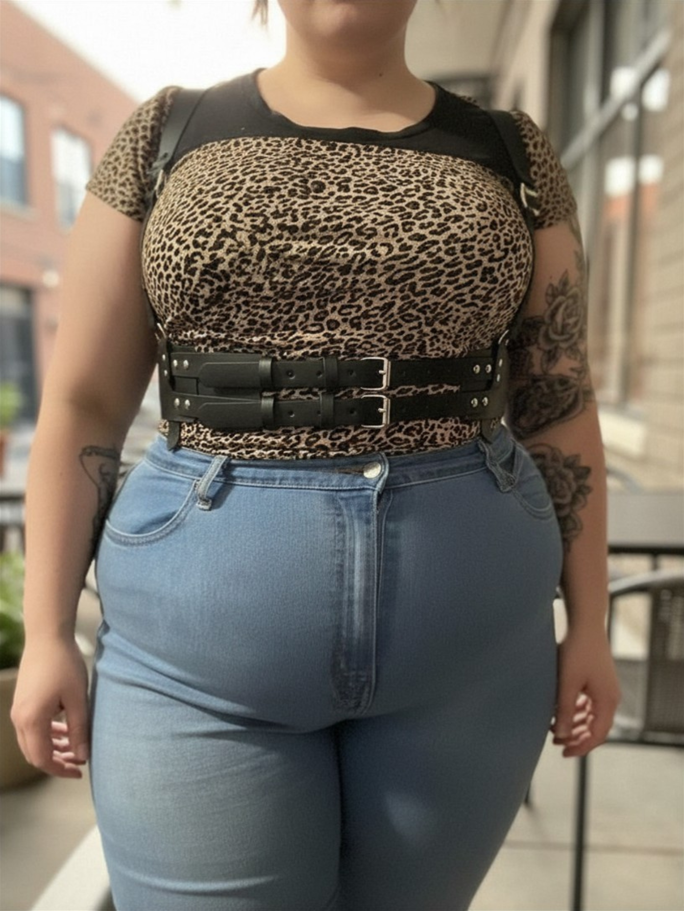 Harness Belt Corset Plus Size