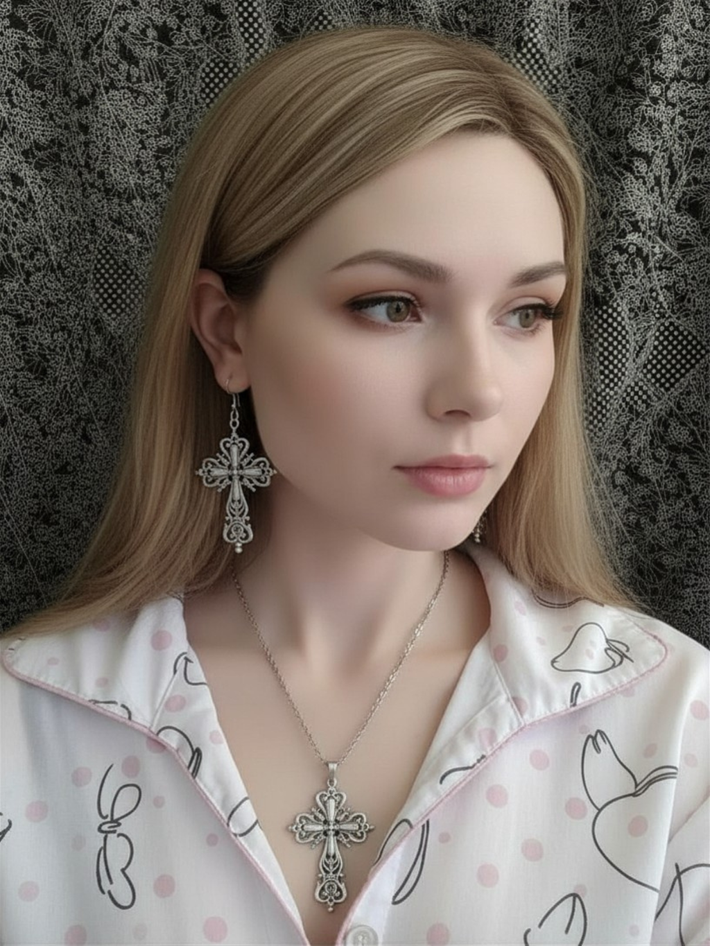 Cross Minimal Earrings