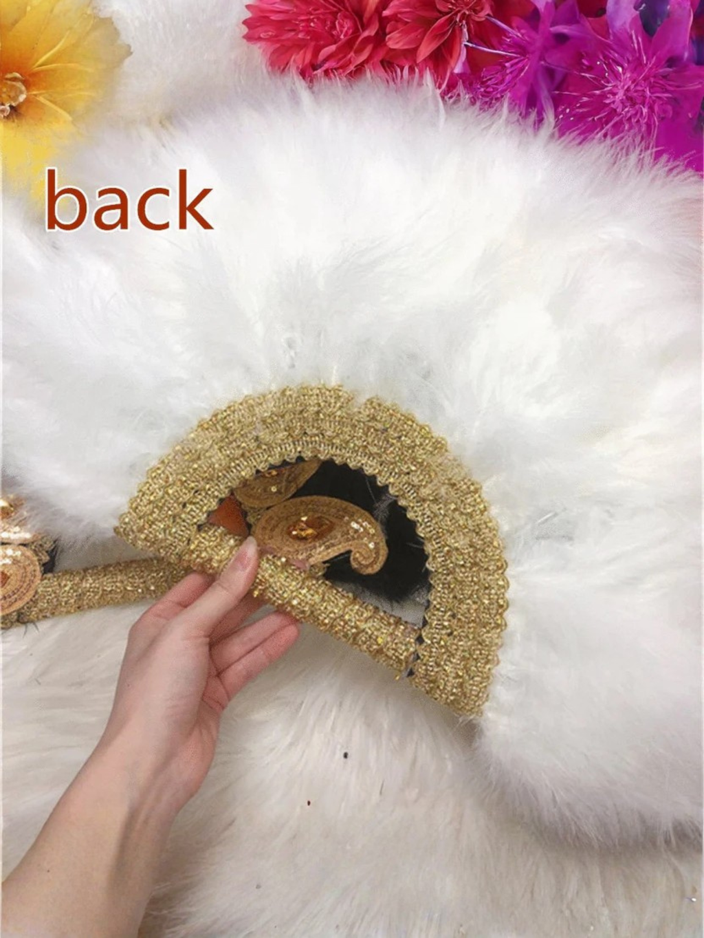Feather Bridal Fan