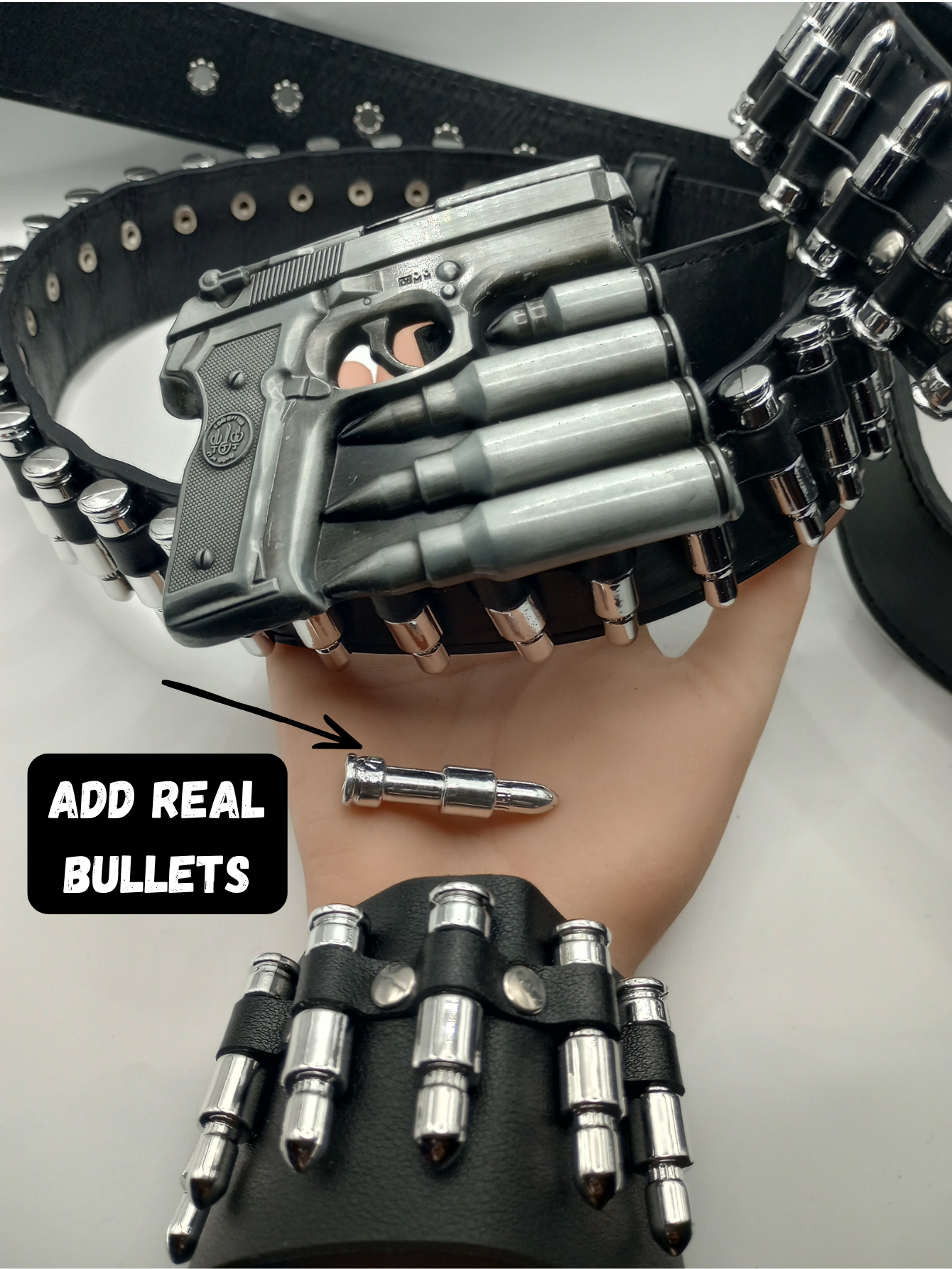 Gun Bullet Rock Belt