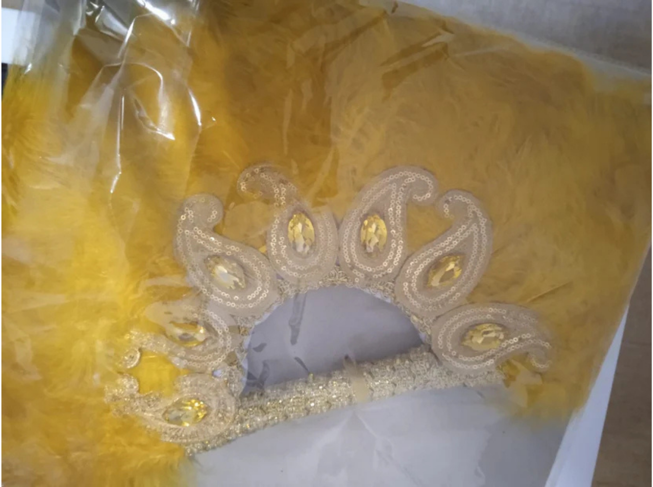 Feather Bridal Fan