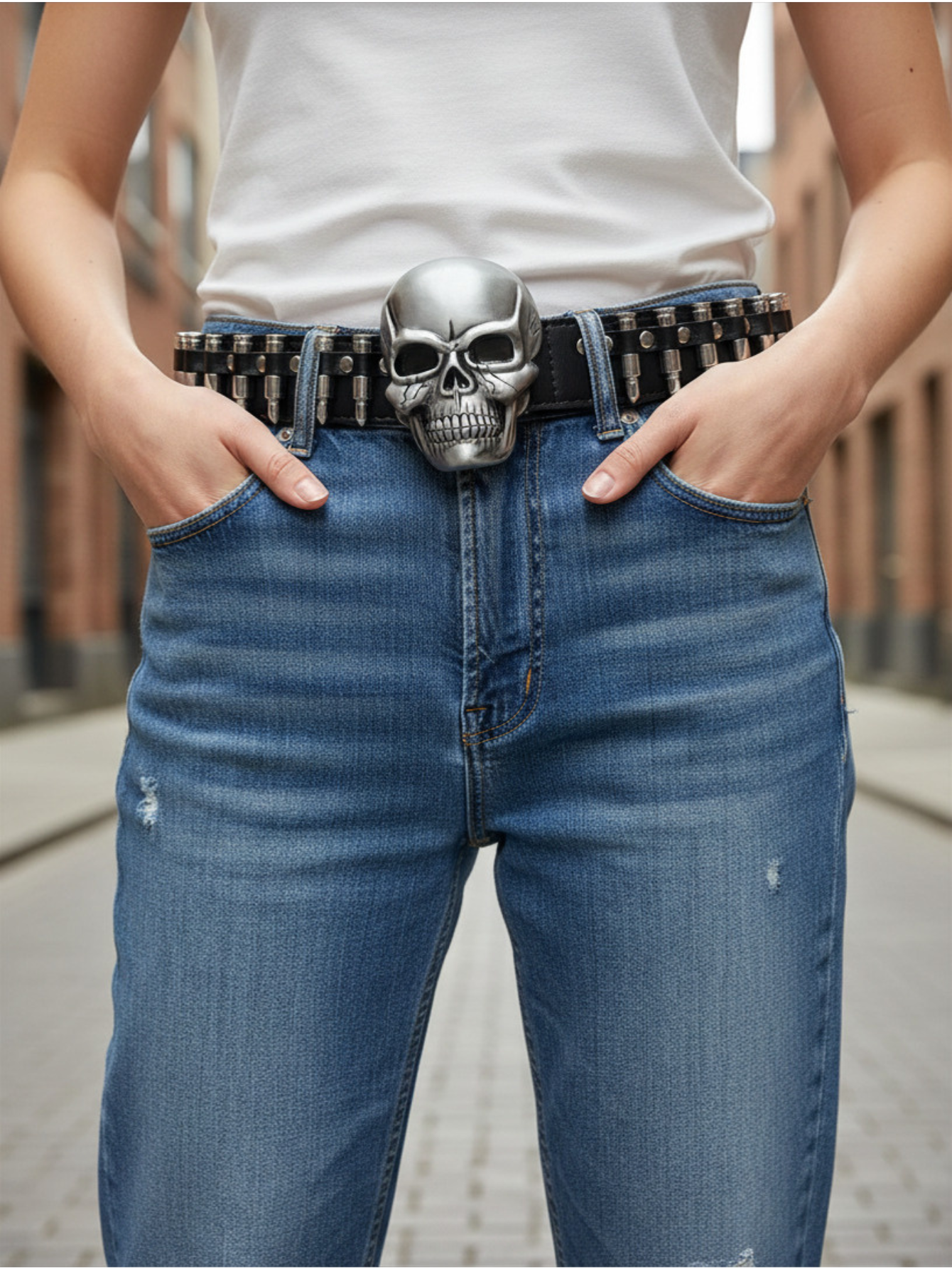Skull Bullet Belt