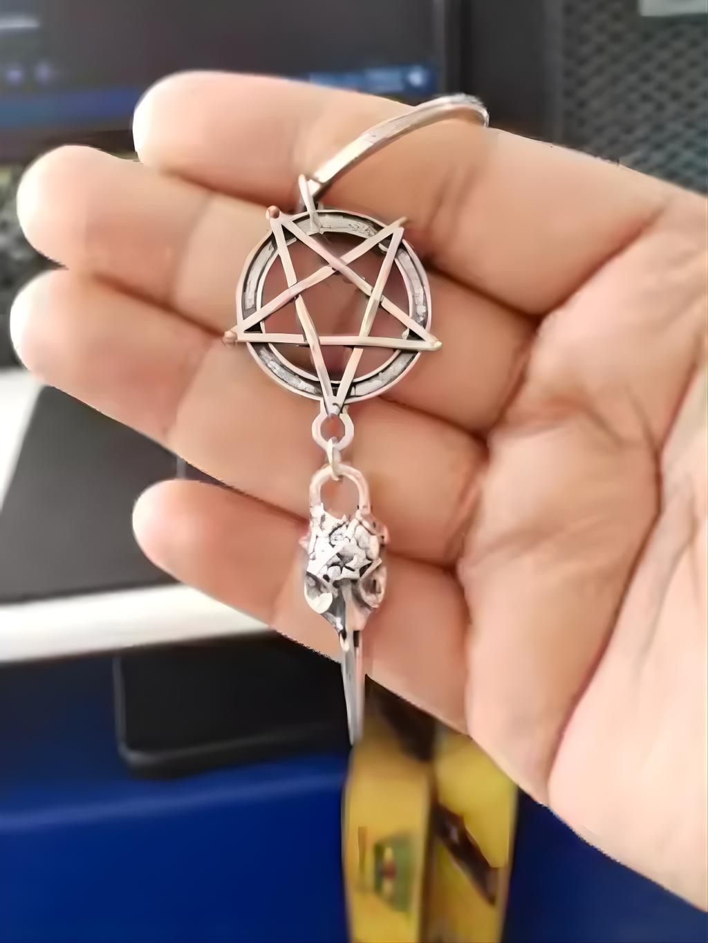 Plague Doctor Star Keychain