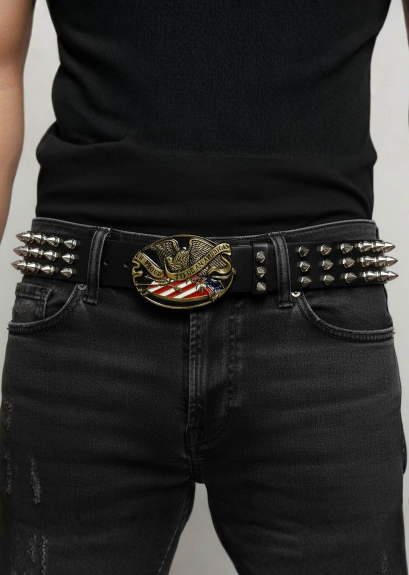 American Tree Spiked Belt