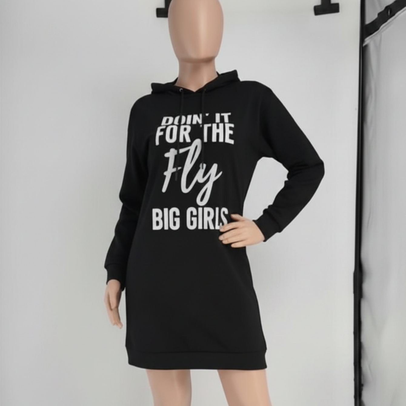Plus Size Letter Hoodie