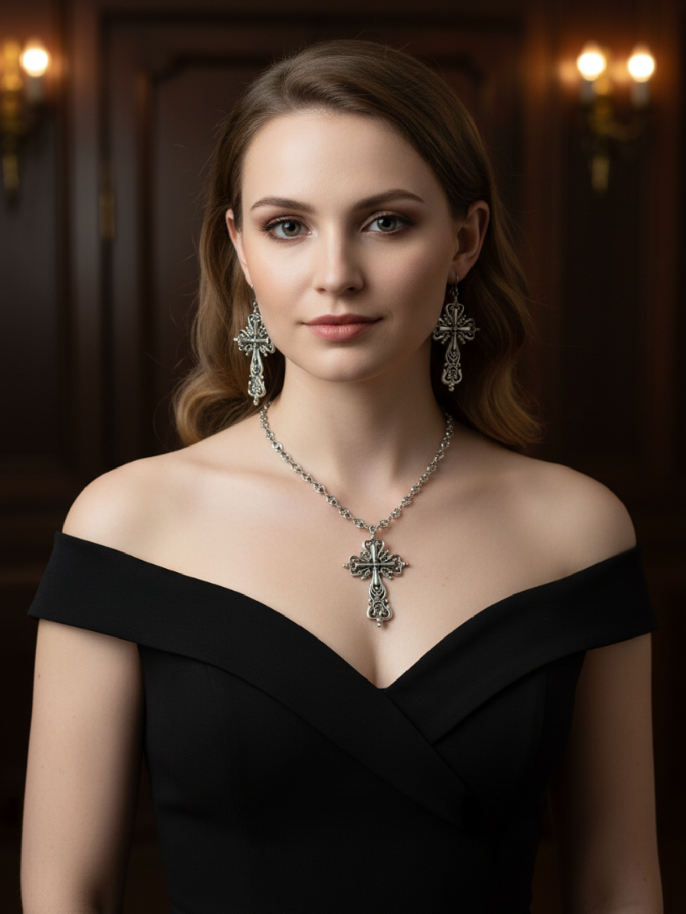 Cross Minimal Earrings