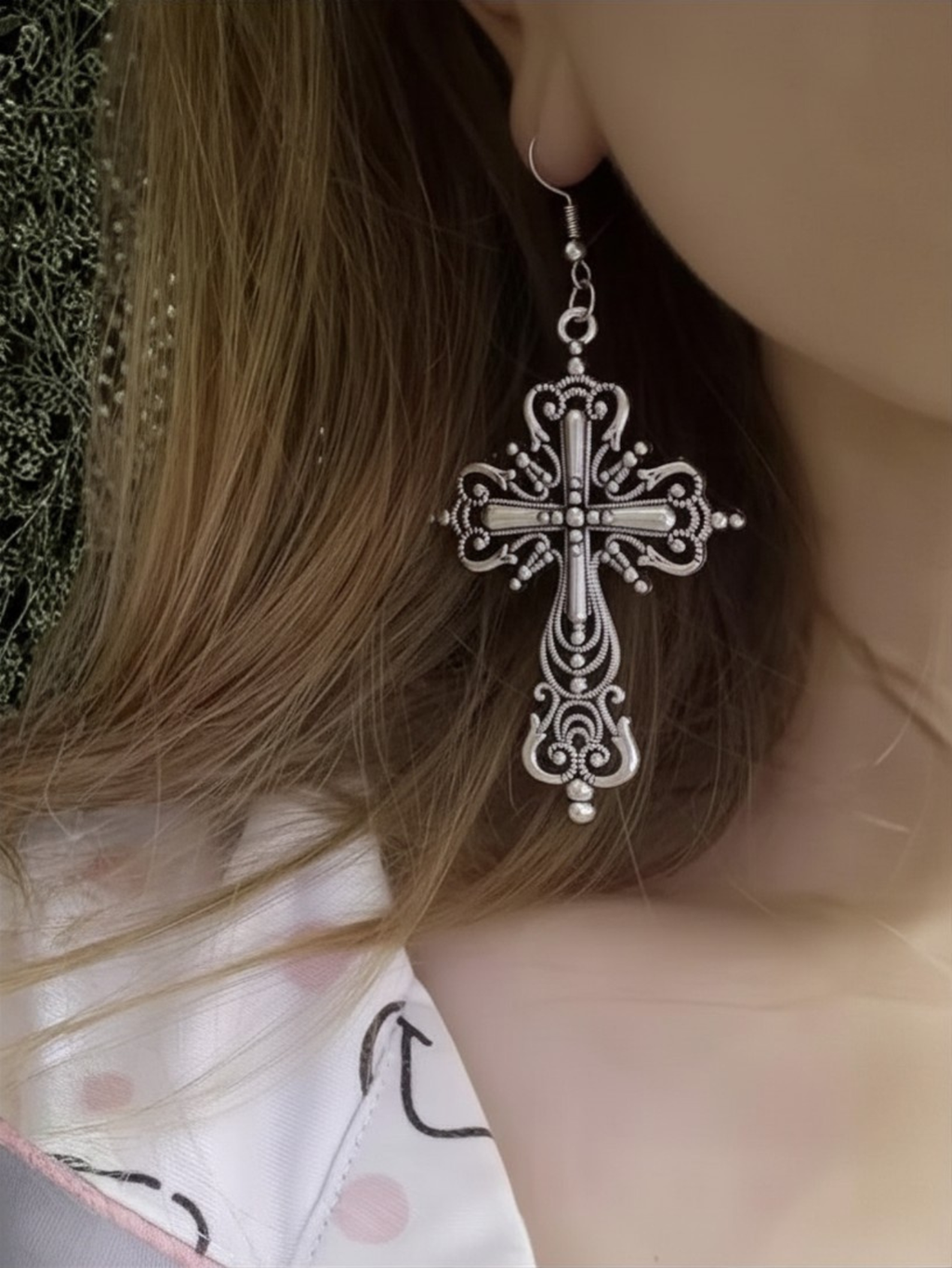 Cross Minimal Earrings