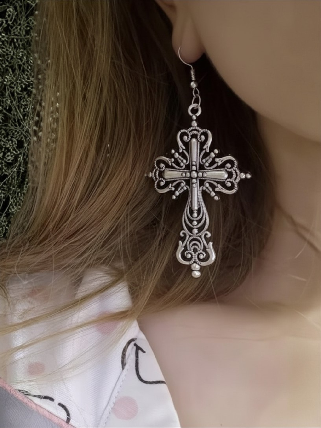 Cross Minimal Earrings