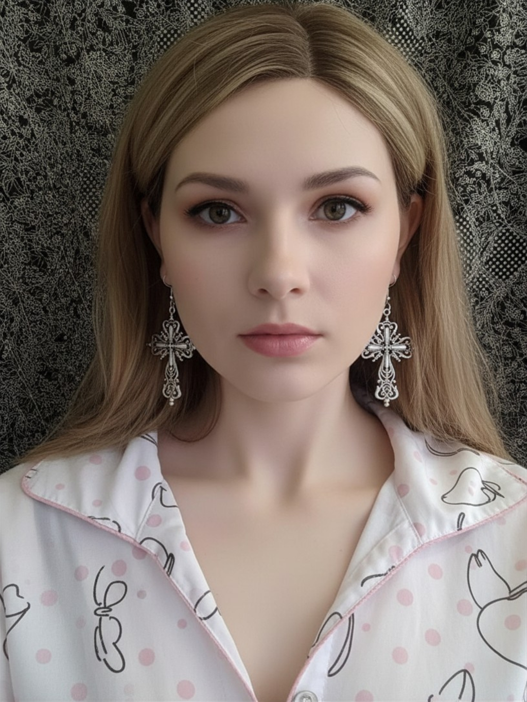 Cross Minimal Earrings