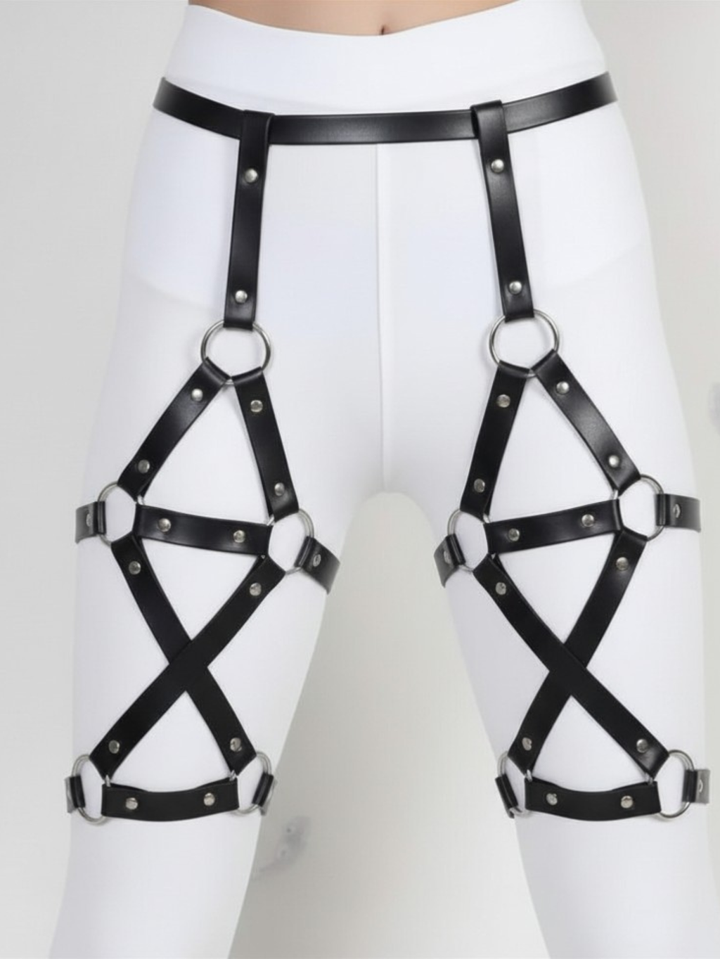 Strappy lingerie Leg Garter Belt
