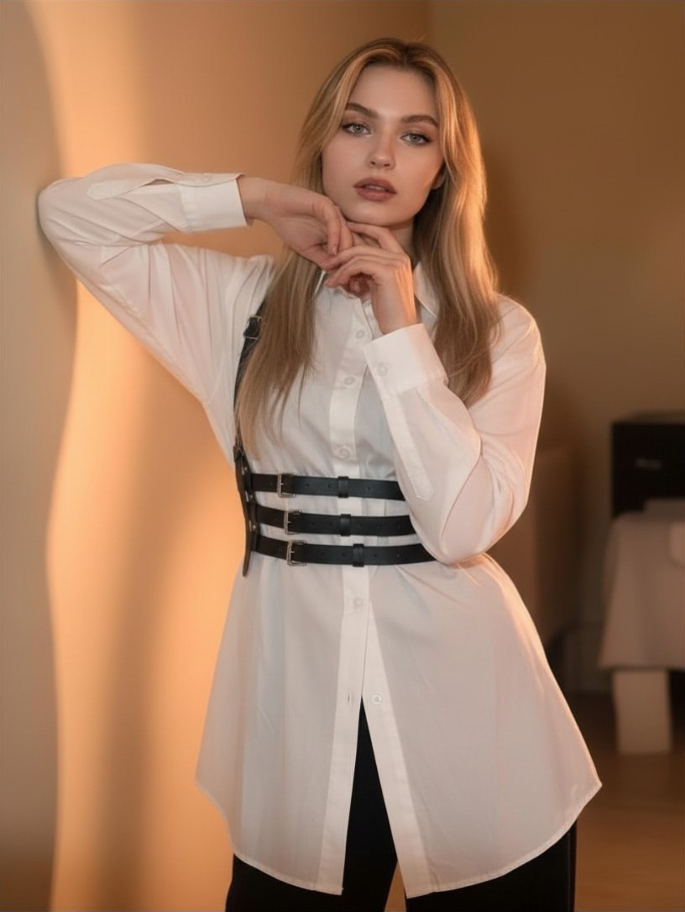 Harness 3 Row Strappy Belt