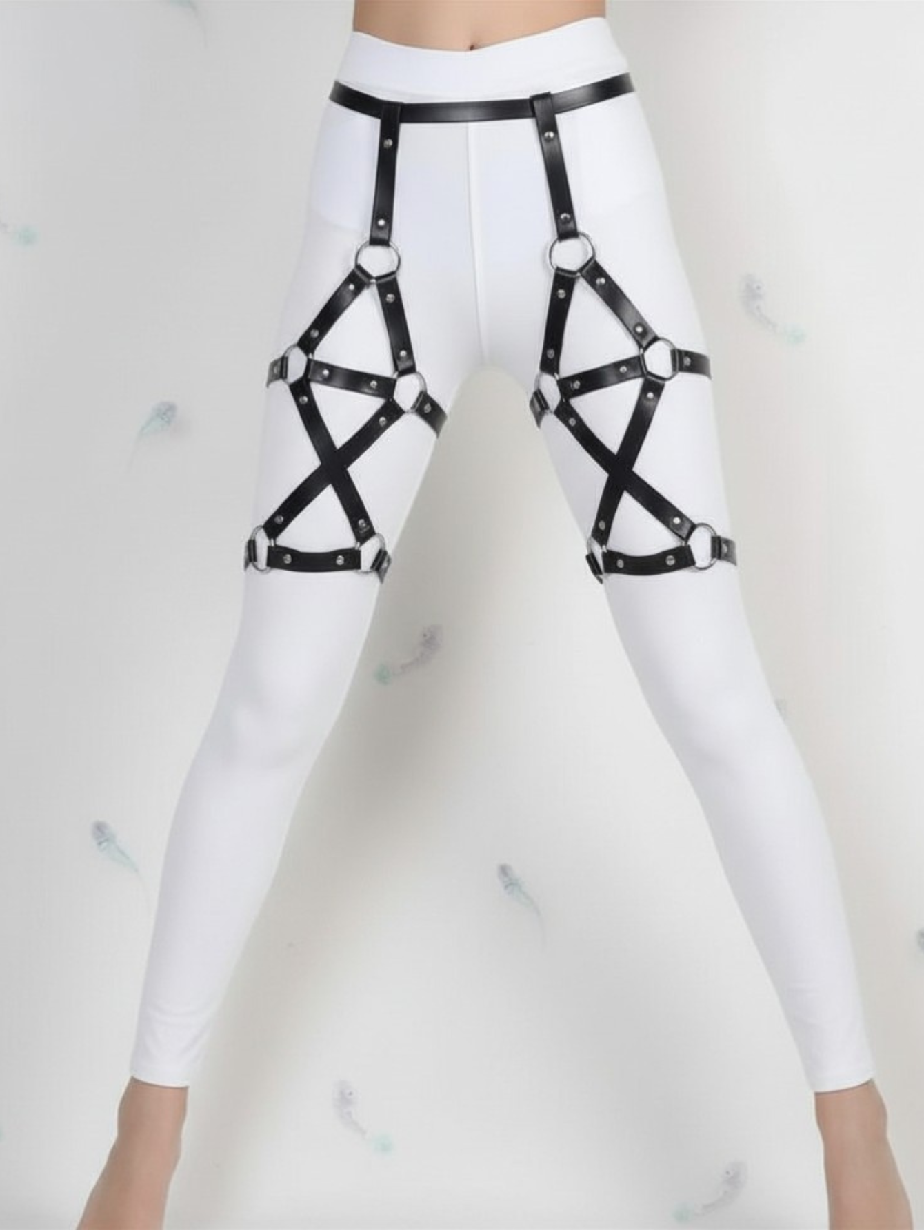 Strappy lingerie Leg Garter Belt