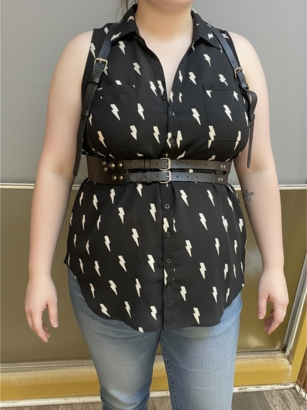 Harness Belt Corset Plus Size