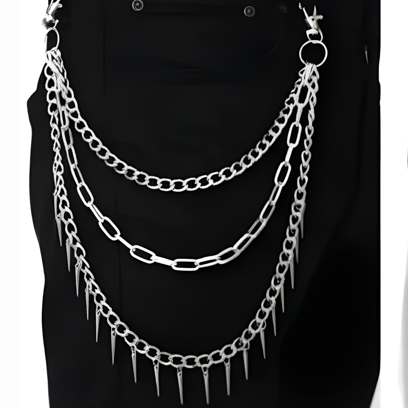 Spiked Shoulder Necklace