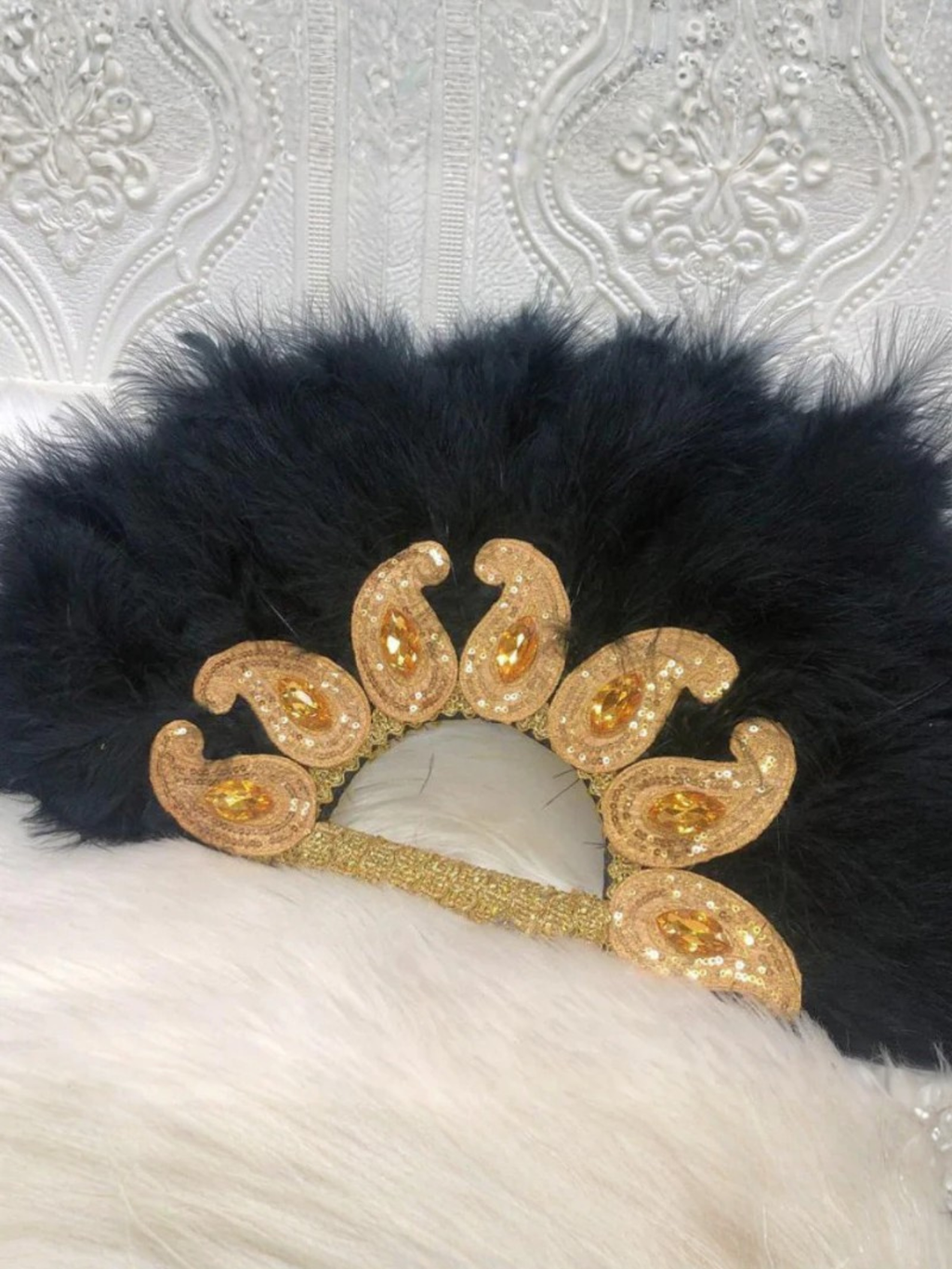 Feather Bridal Fan