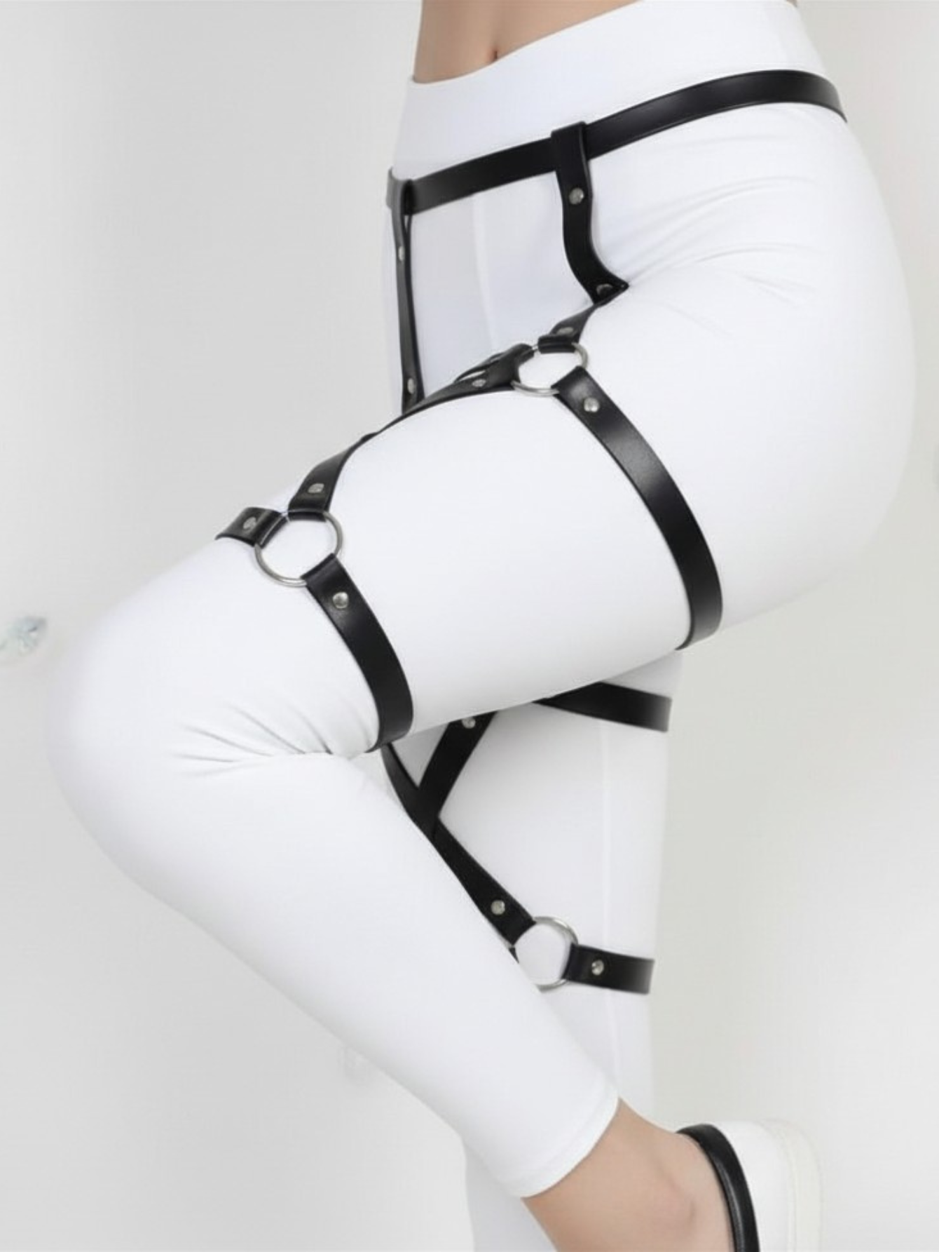 Strappy lingerie Leg Garter Belt