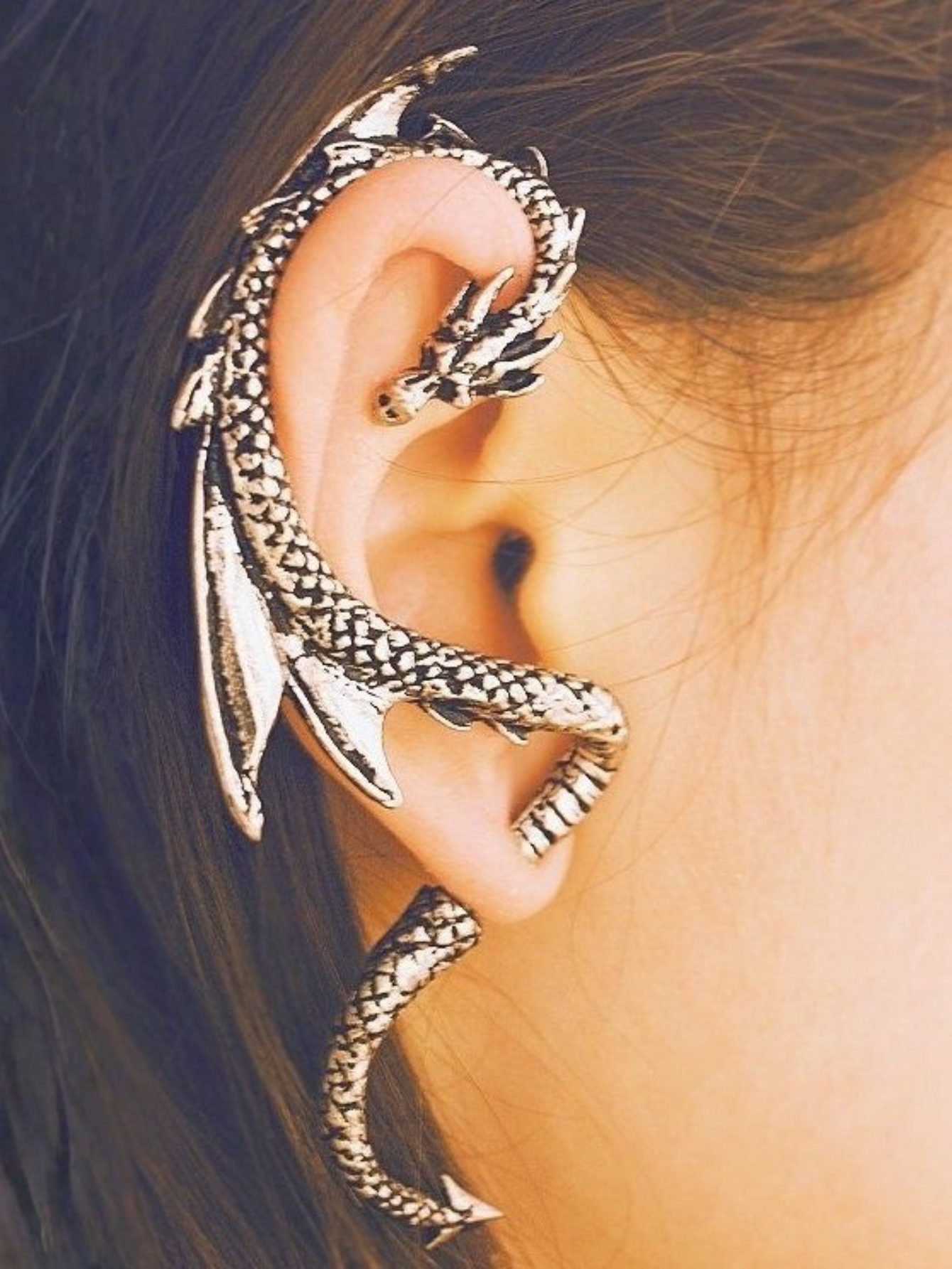 Dragon Earring Punk Y2K