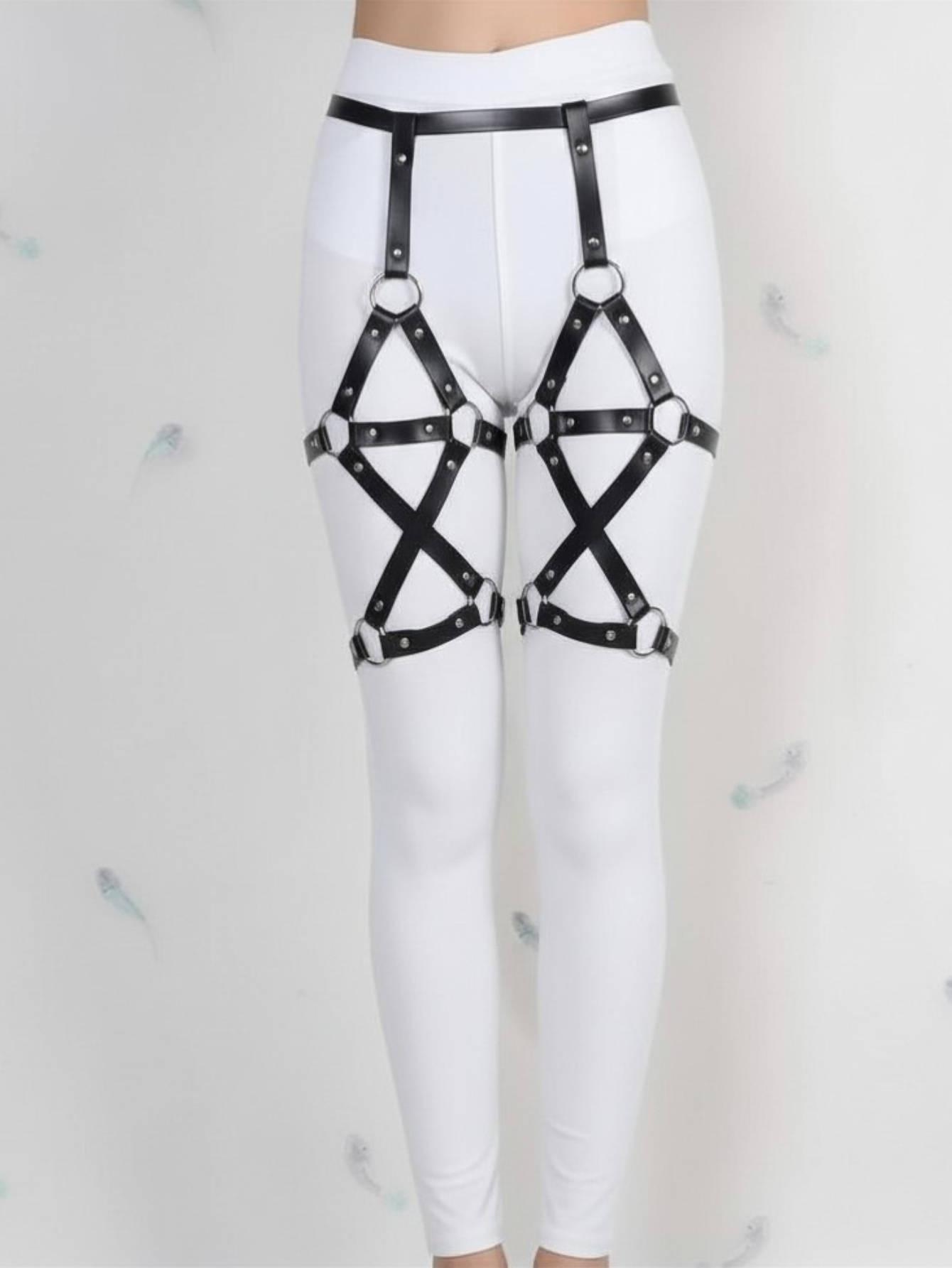 Strappy lingerie Leg Garter Belt