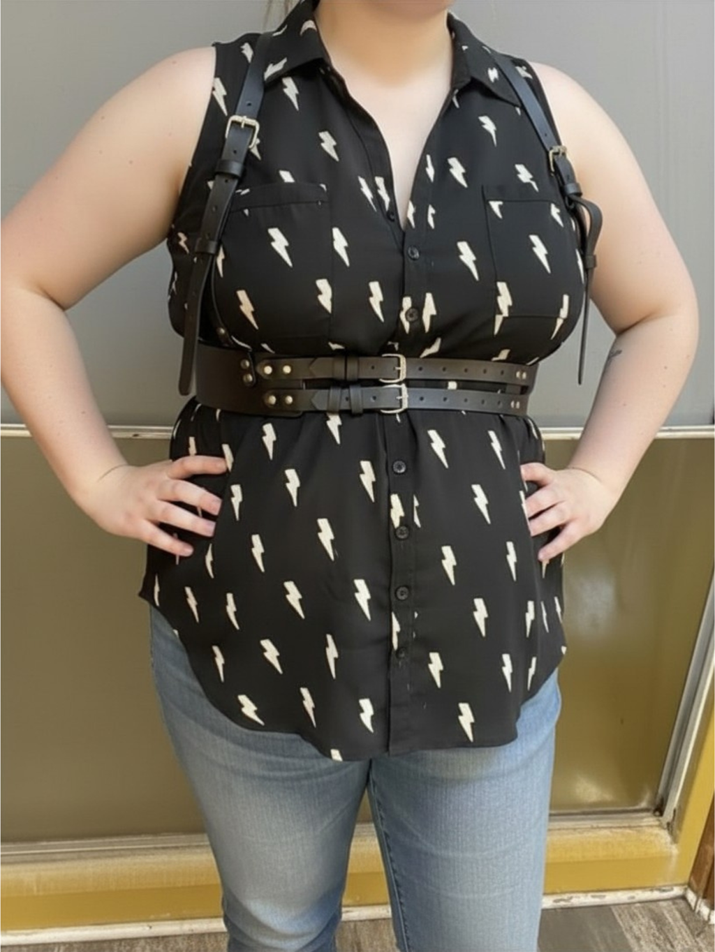 Harness Belt Corset Plus Size
