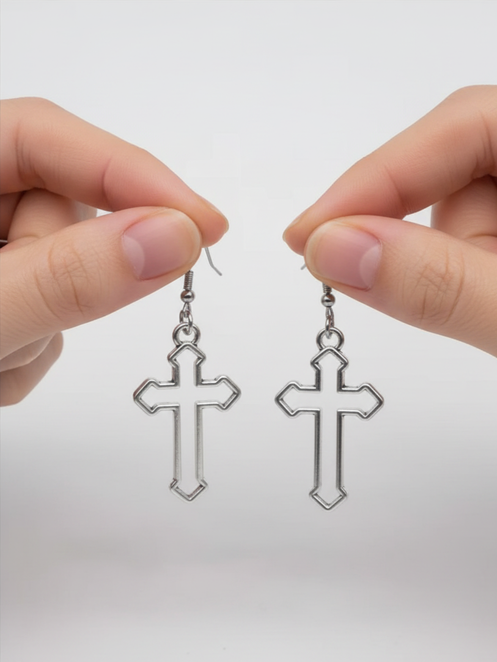Cross Minimal Earrings