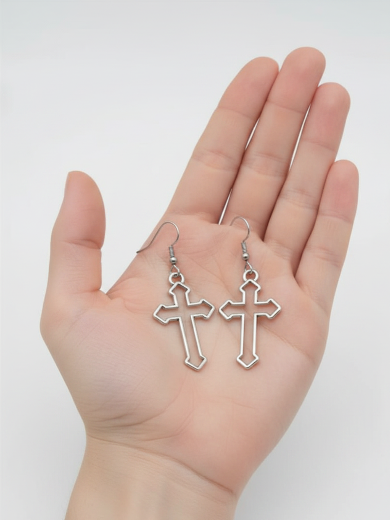 Cross Minimal Earrings