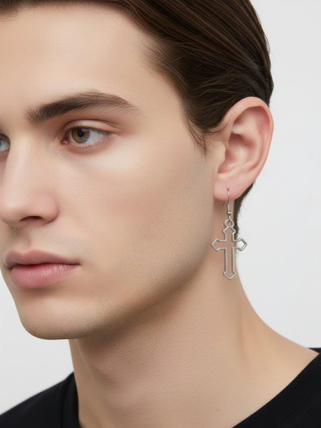Cross Minimal Earrings