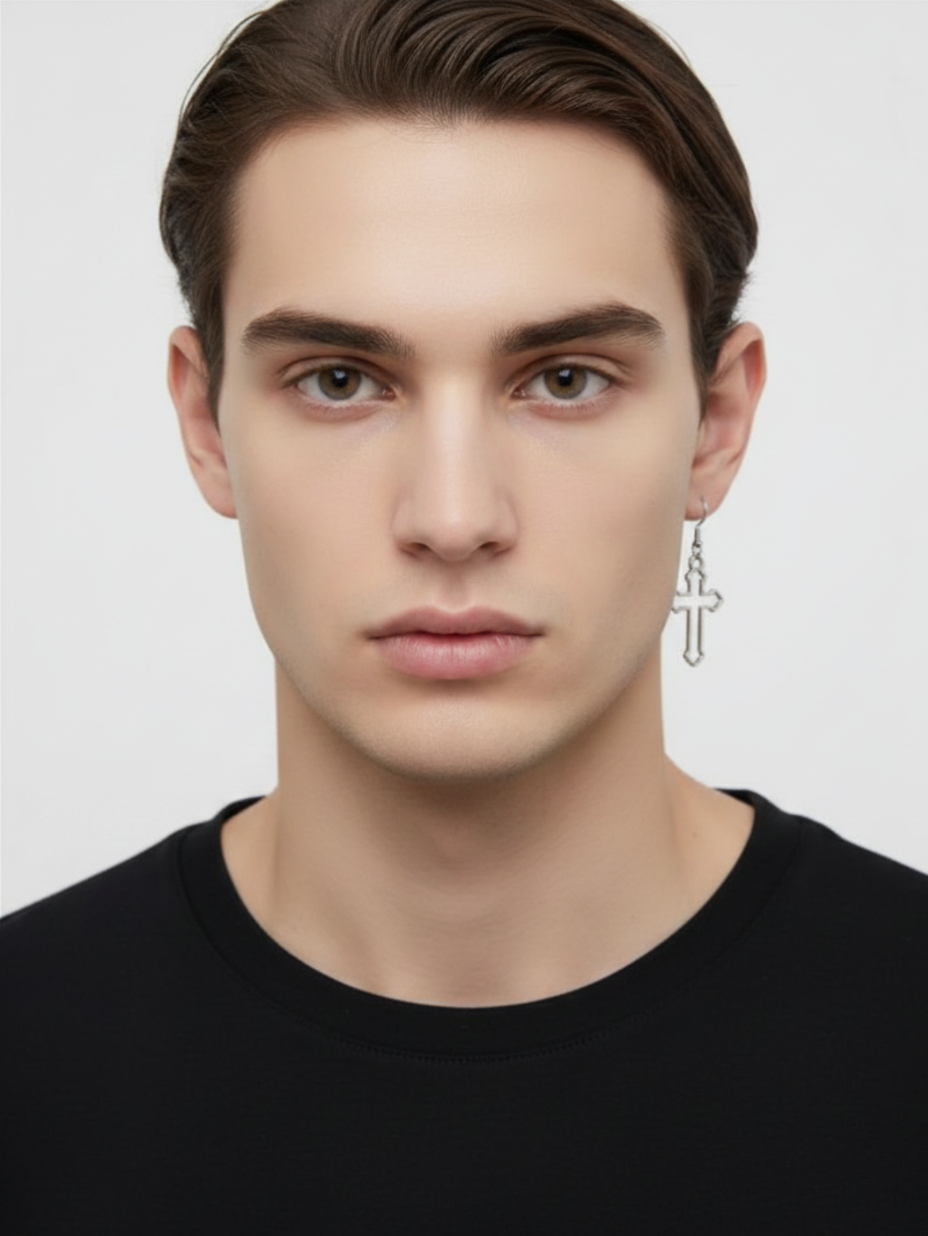 Cross Minimal Earrings