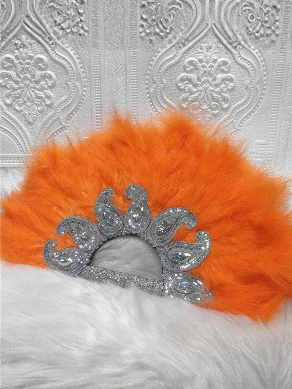 Feather Bridal Fan