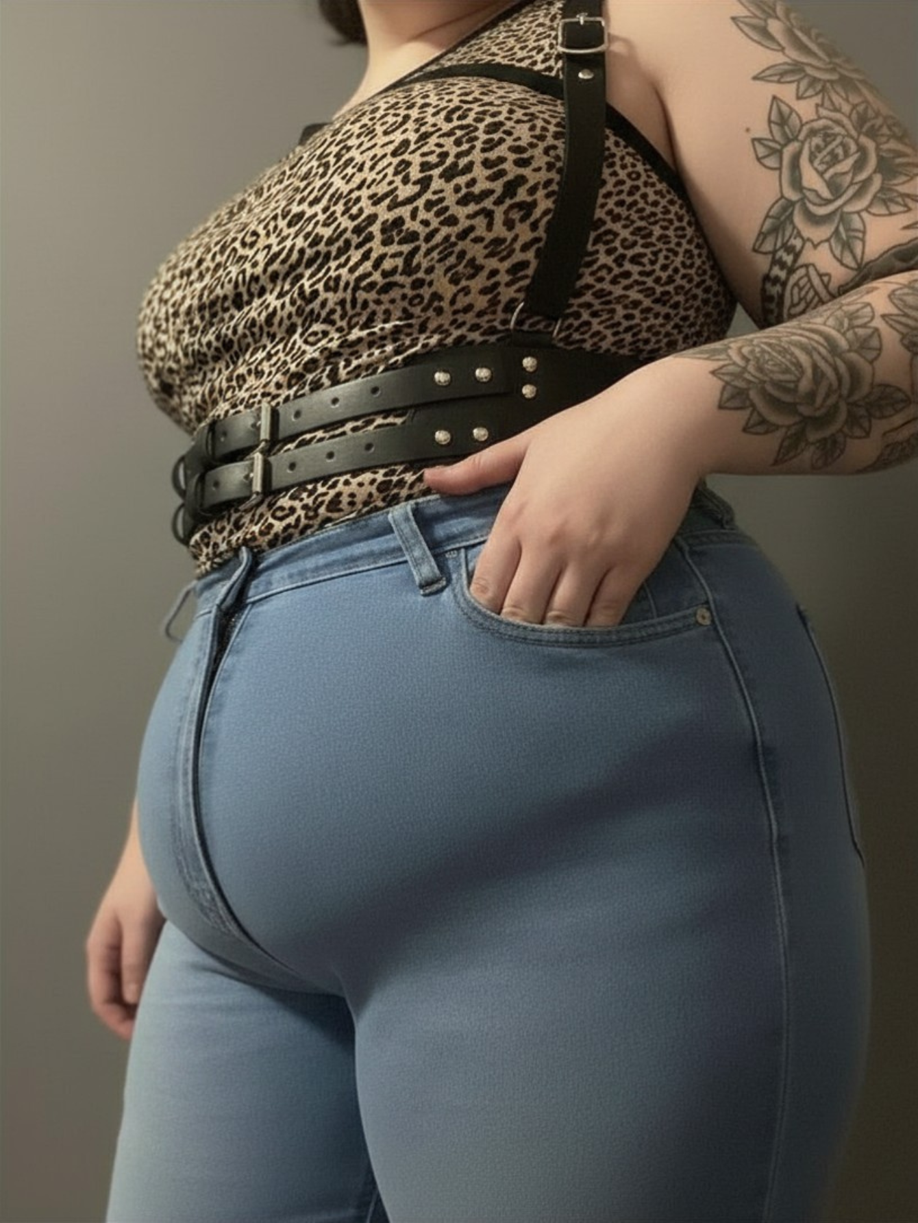 Harness Belt Corset Plus Size