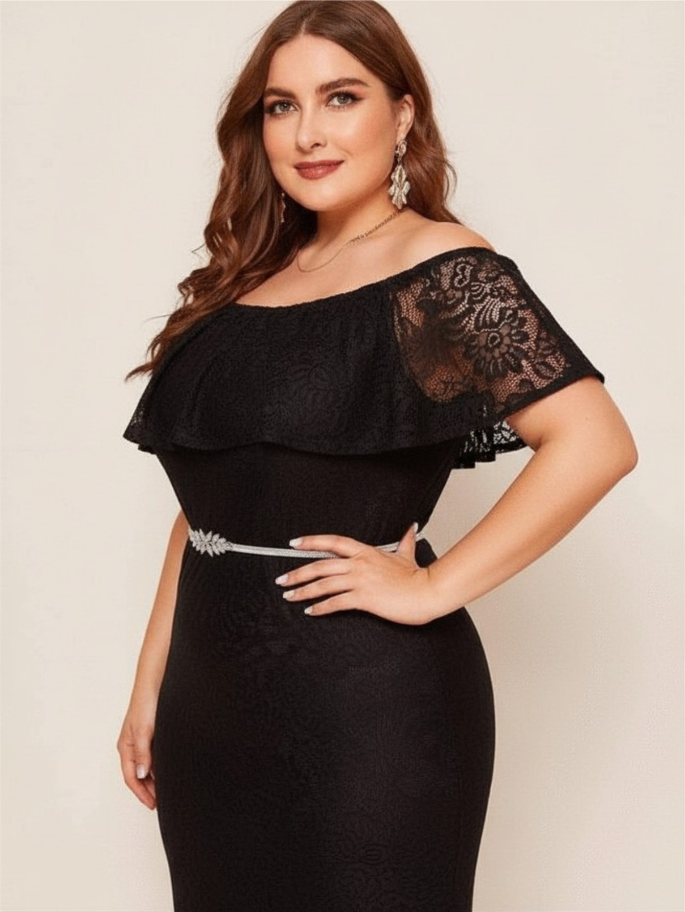 Plus Size Gold Silver Leaf Belt