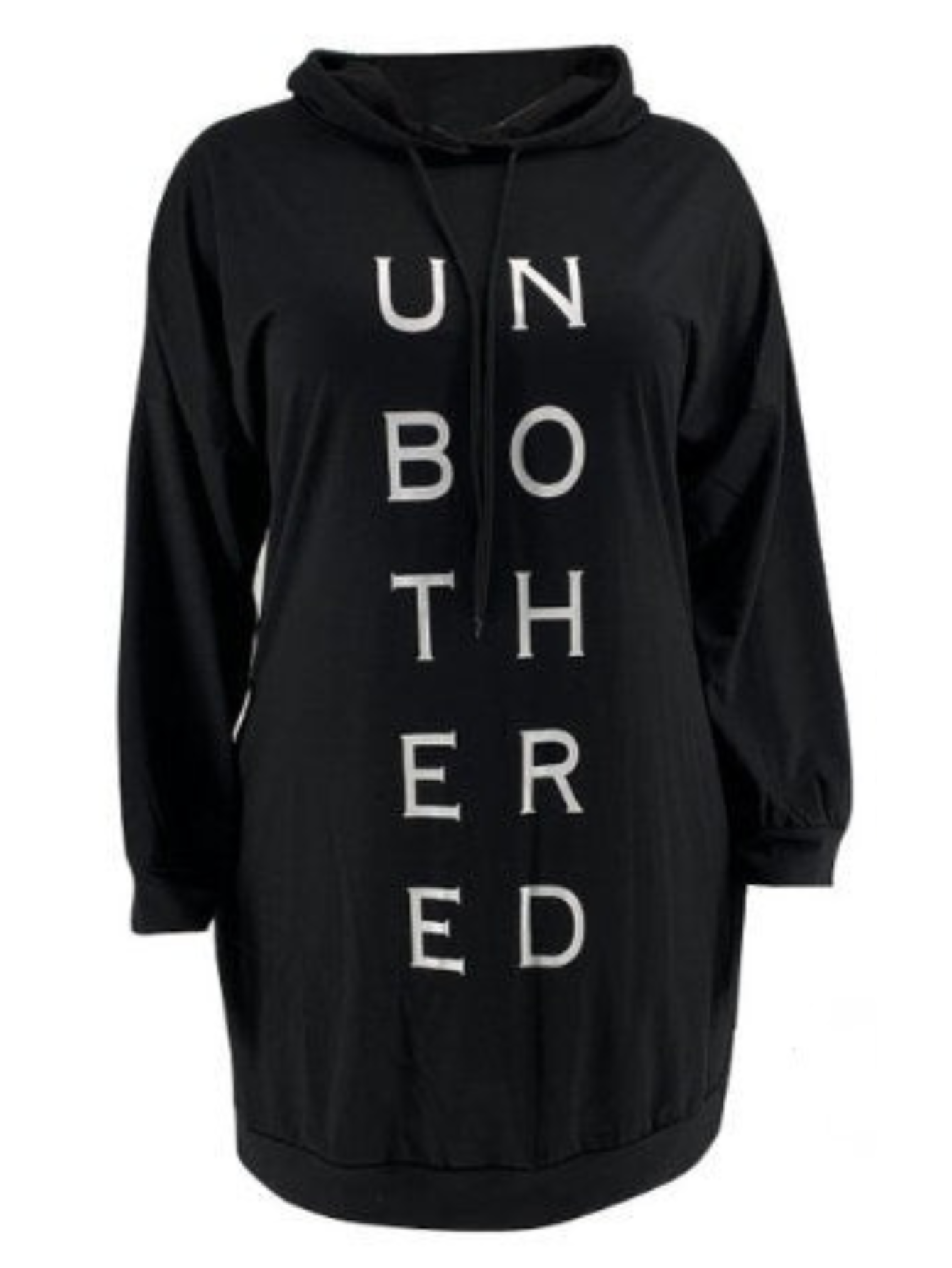 Plus Size Letter Hoodie