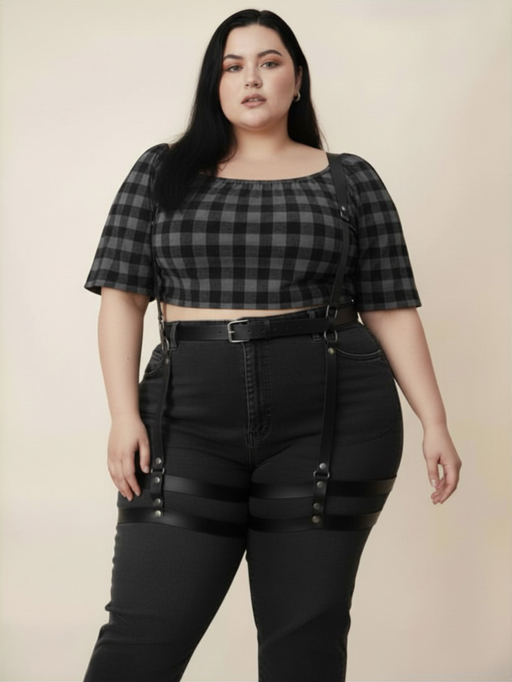 Strappy Leg Harness Belt XS- Plus Size