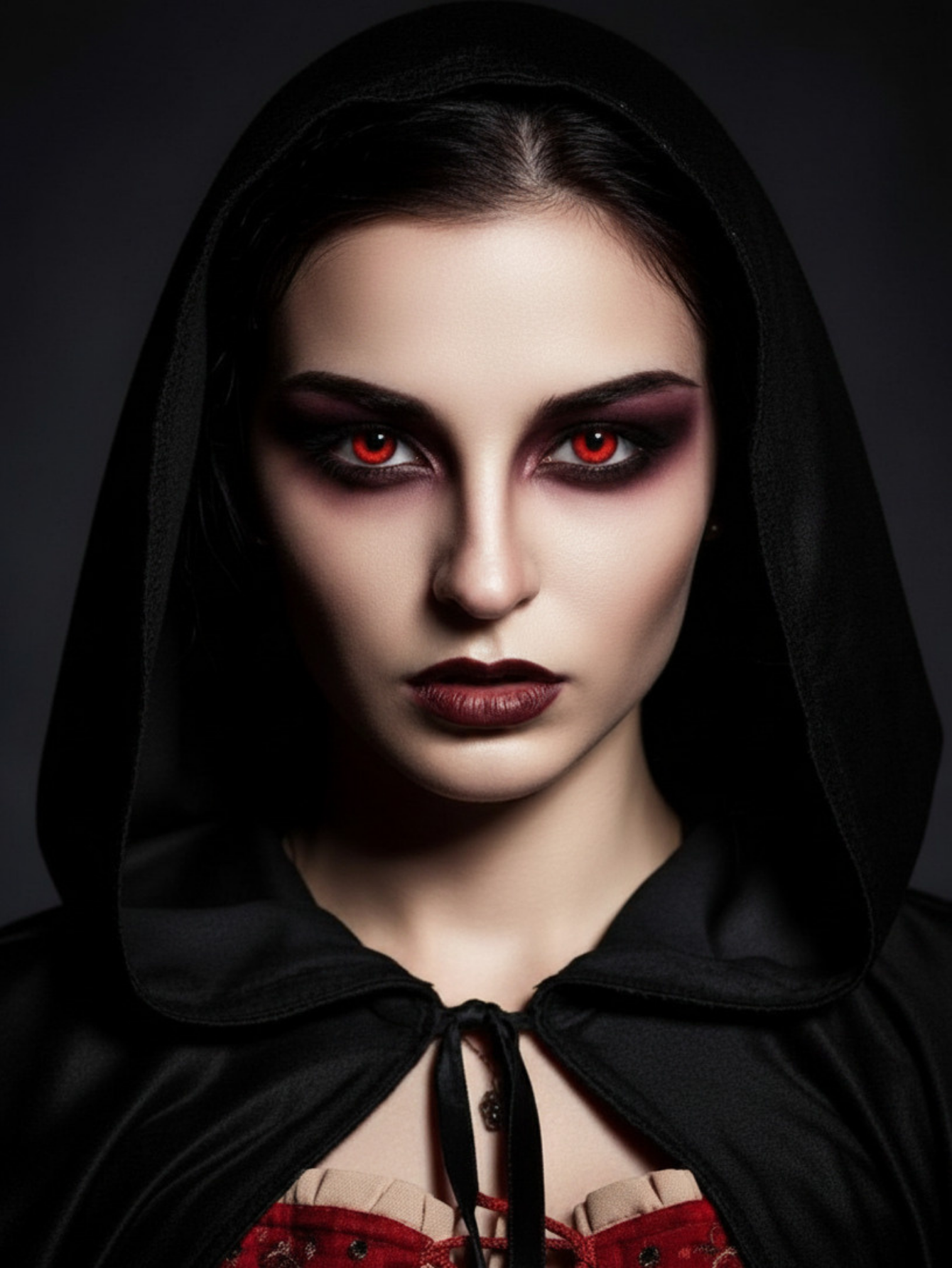Red Vampire Contact Lense