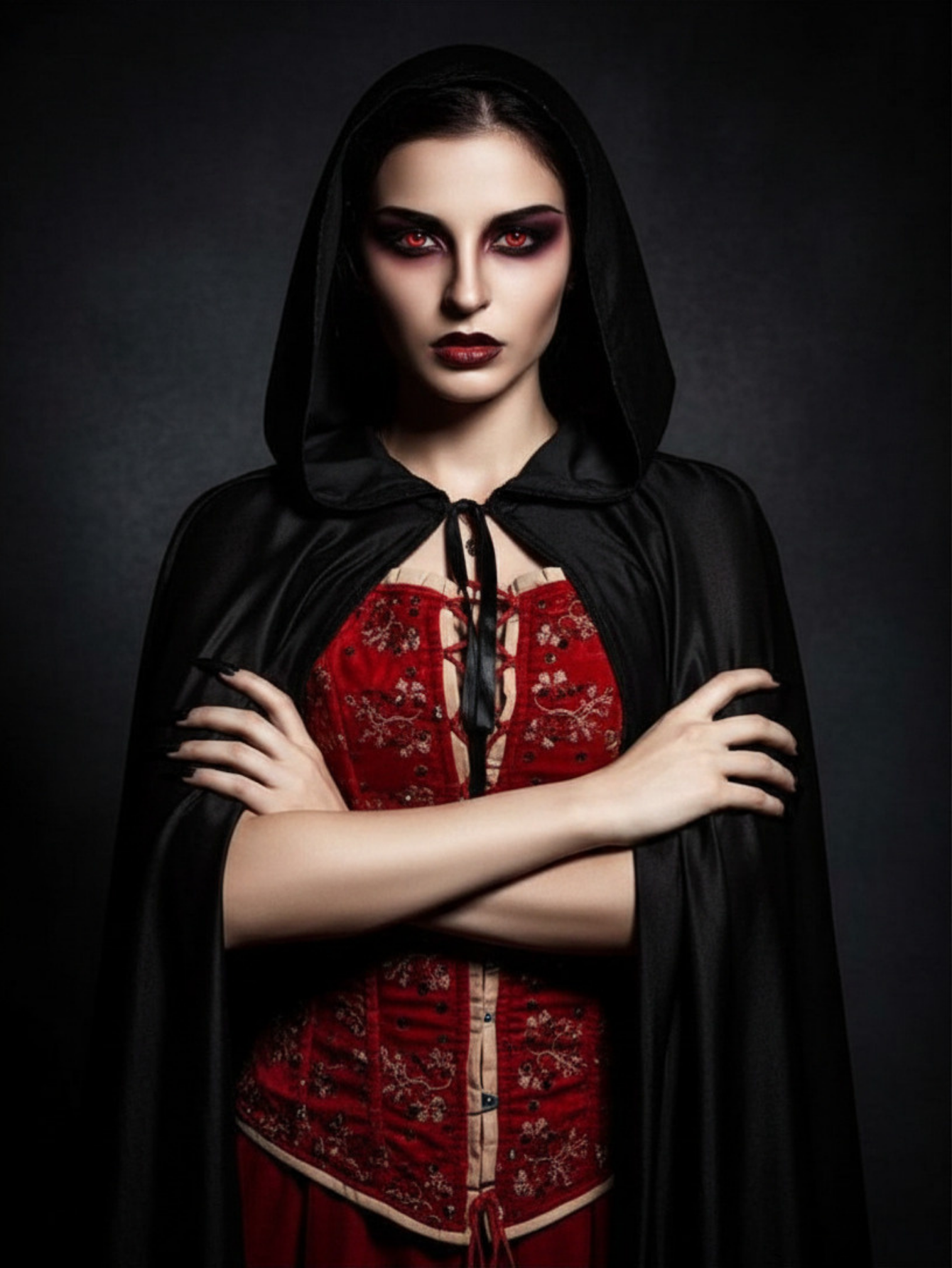 Red Vampire Contact Lense