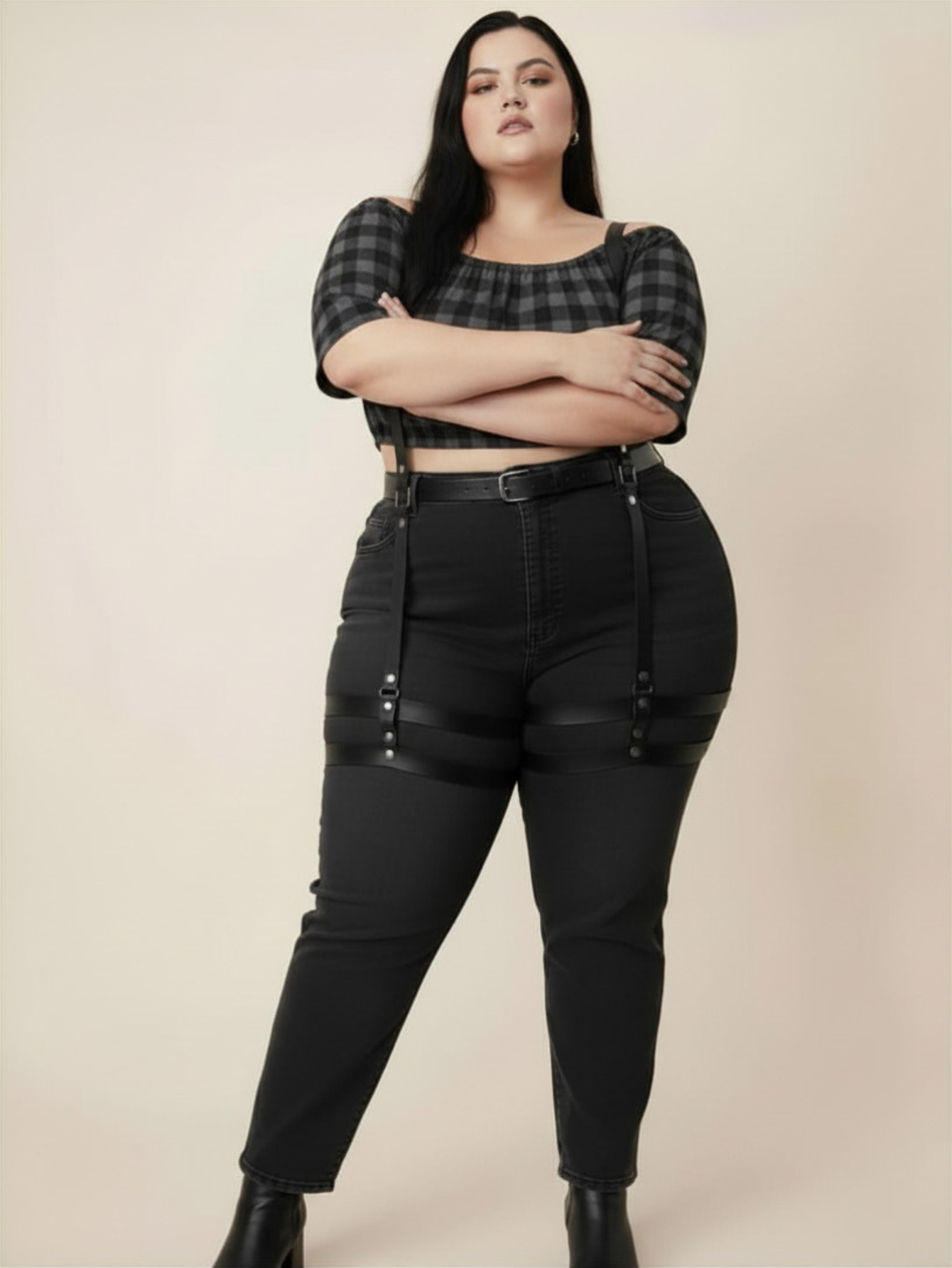 Strappy Leg Harness Belt XS- Plus Size