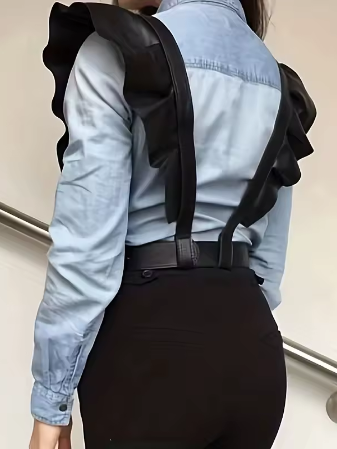 Ruffle Harness Corset Belt