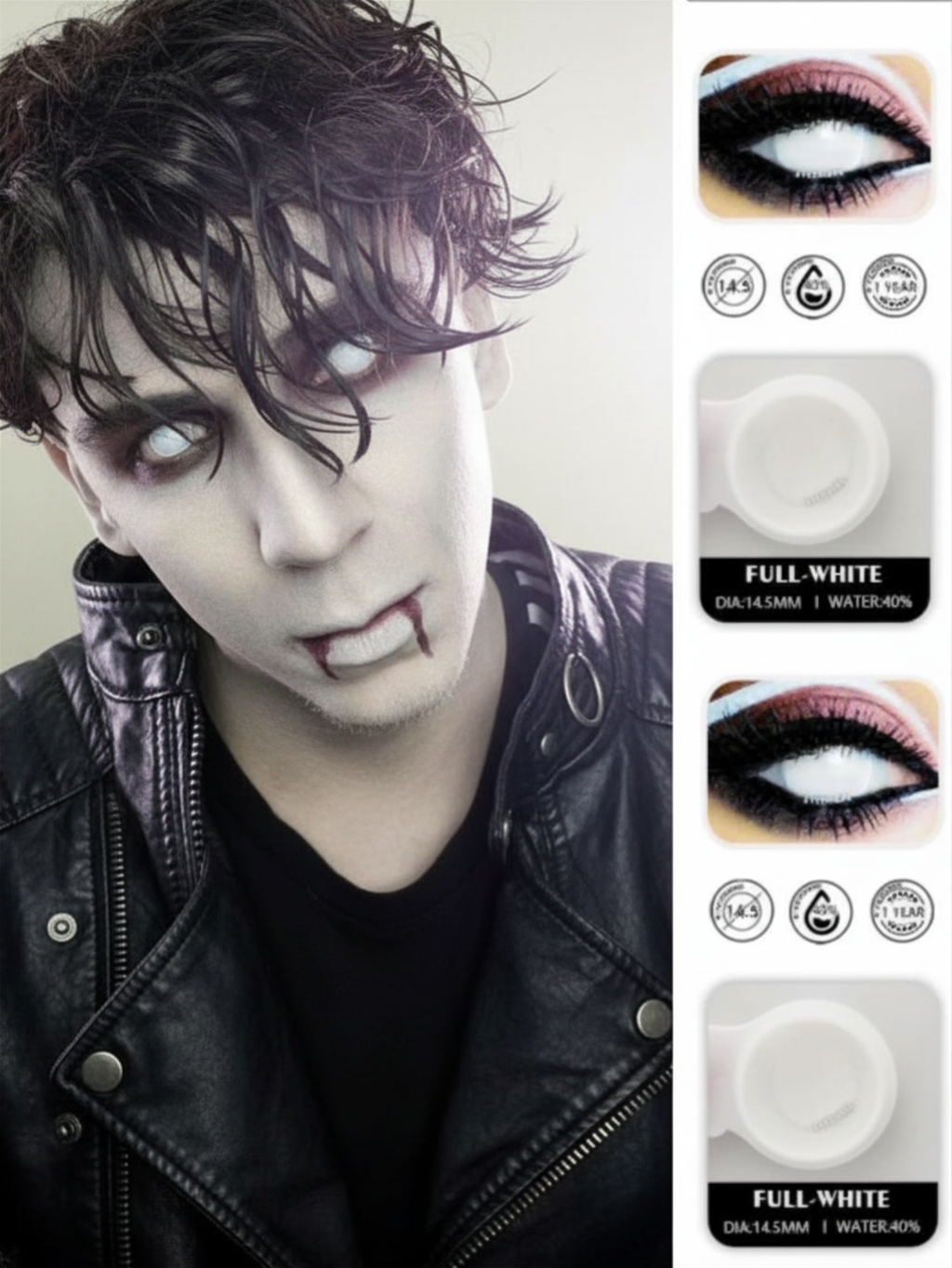 White Zombie Apocalypse  Contact Lense