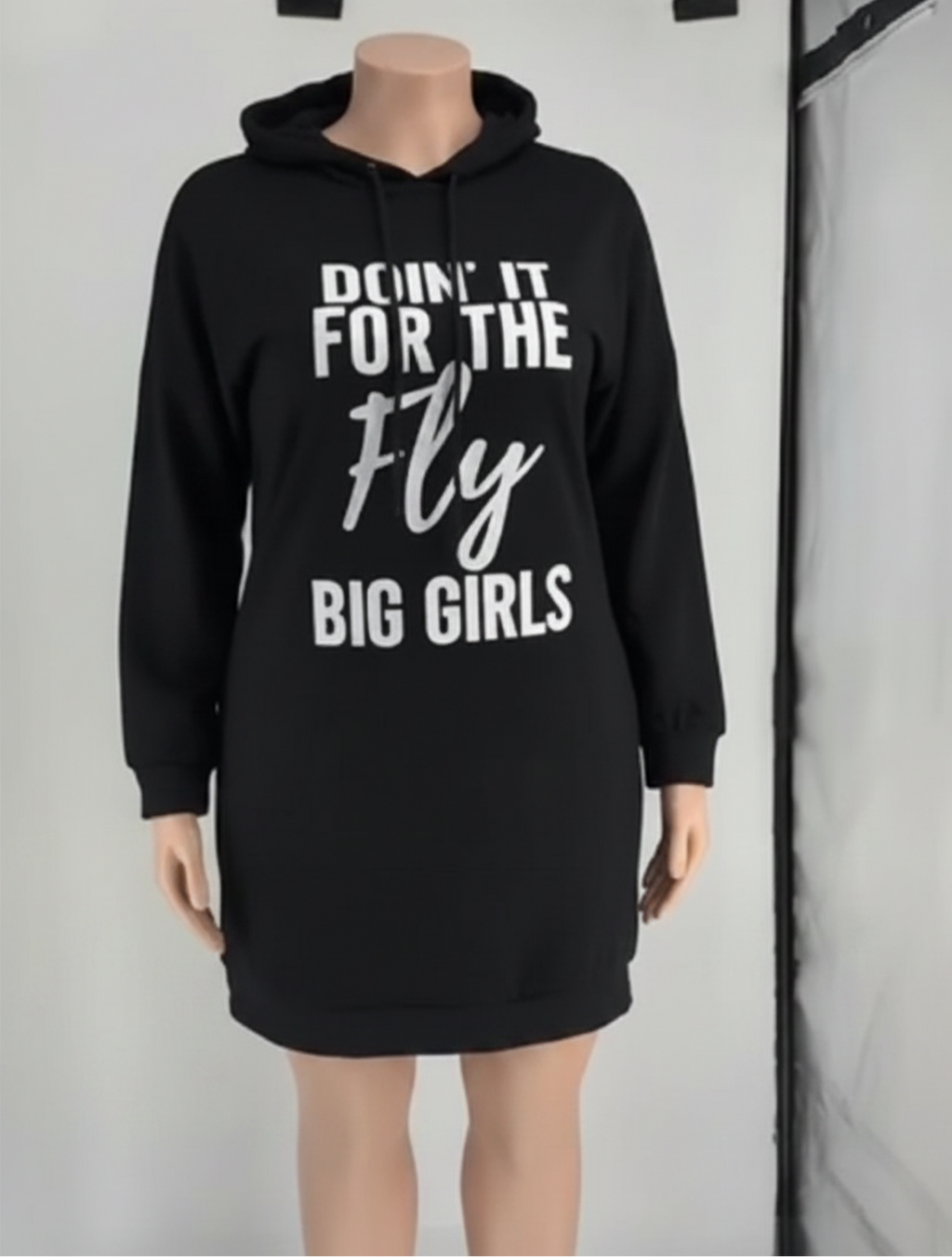 Plus Size Letter Hoodie