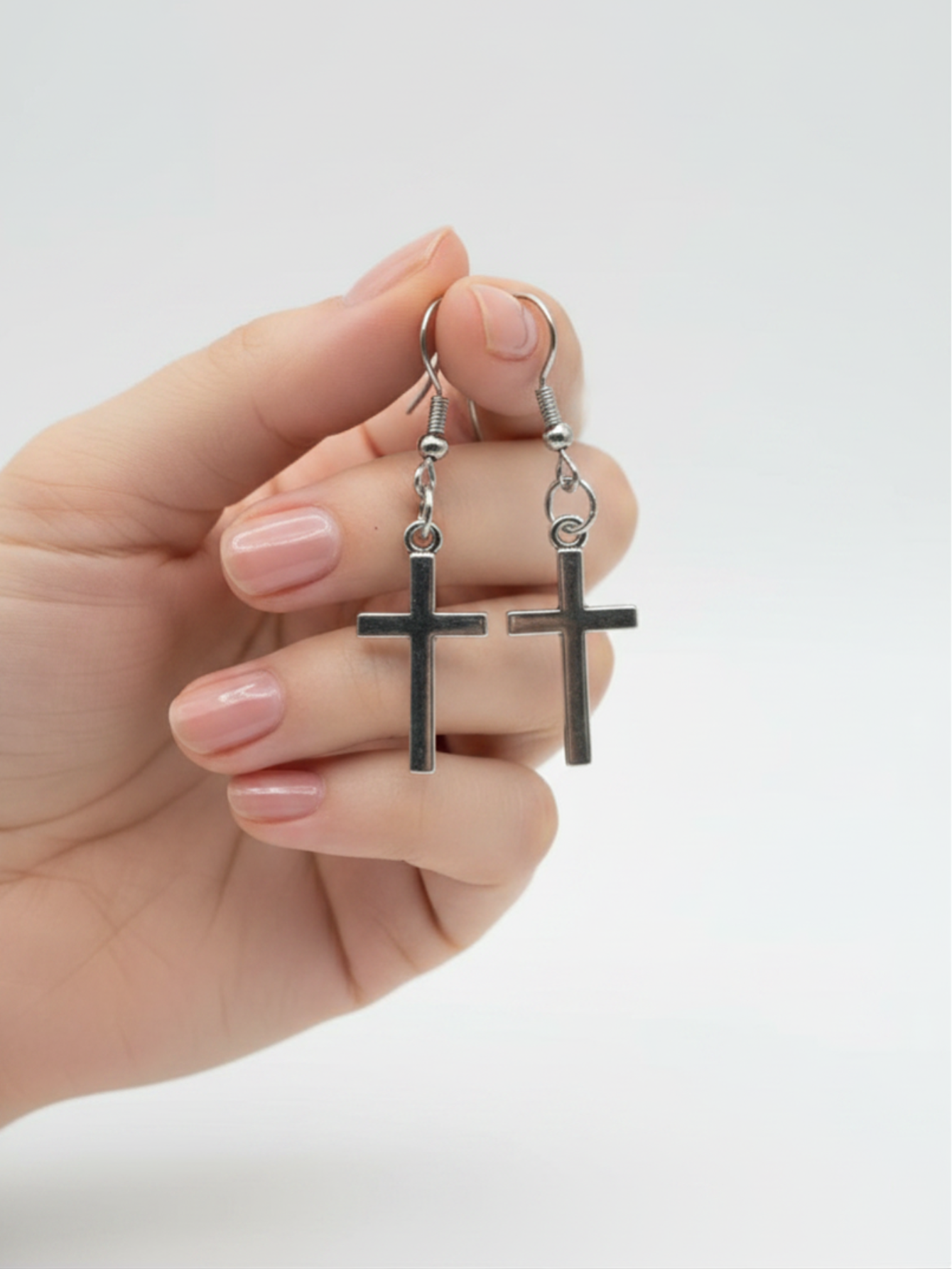 Cross Minimal Earrings