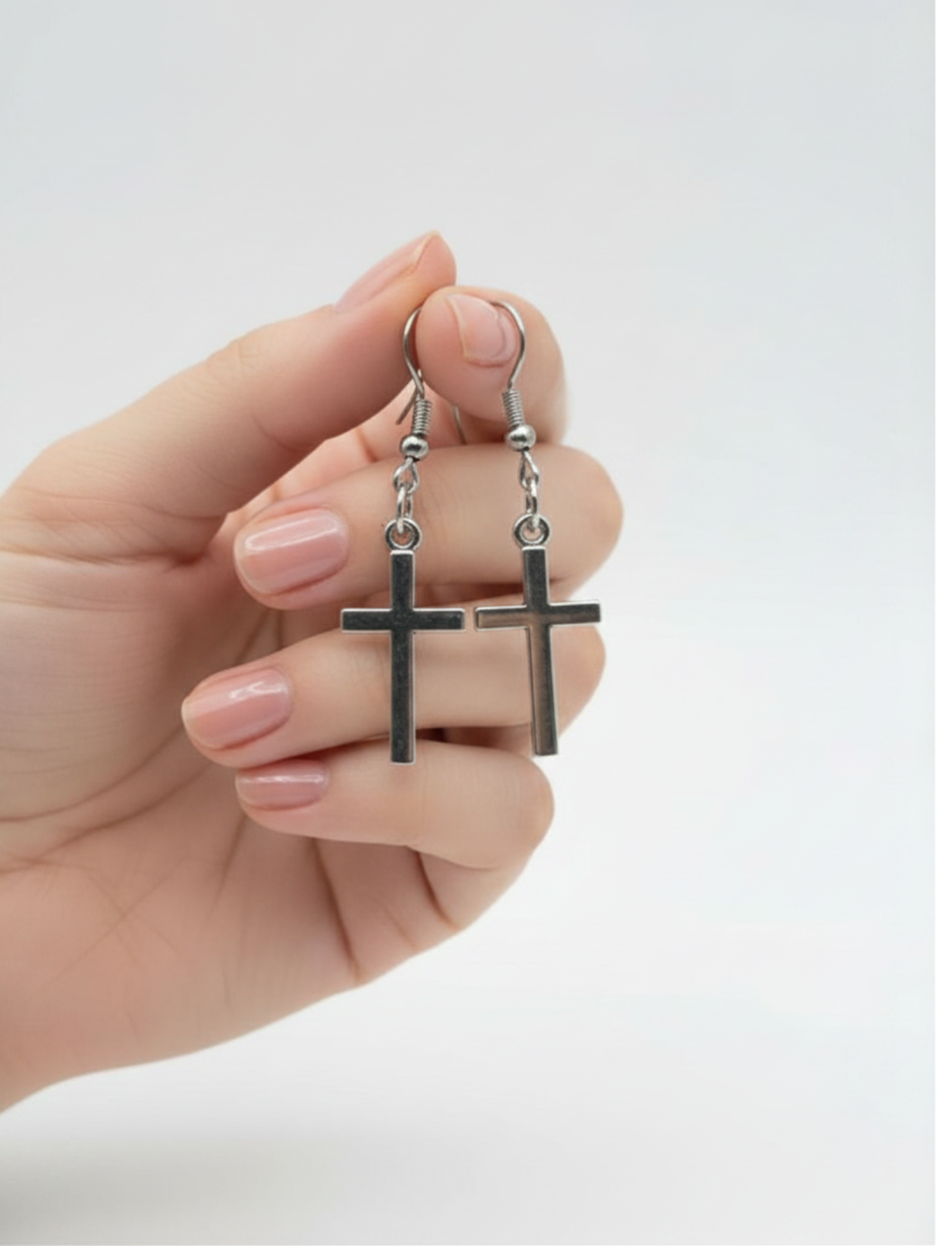 Cross Minimal Earrings