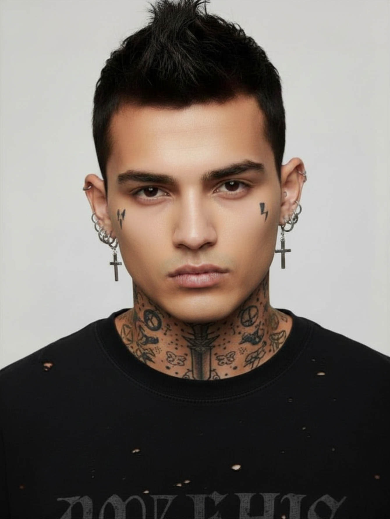 Cross Minimal Earrings