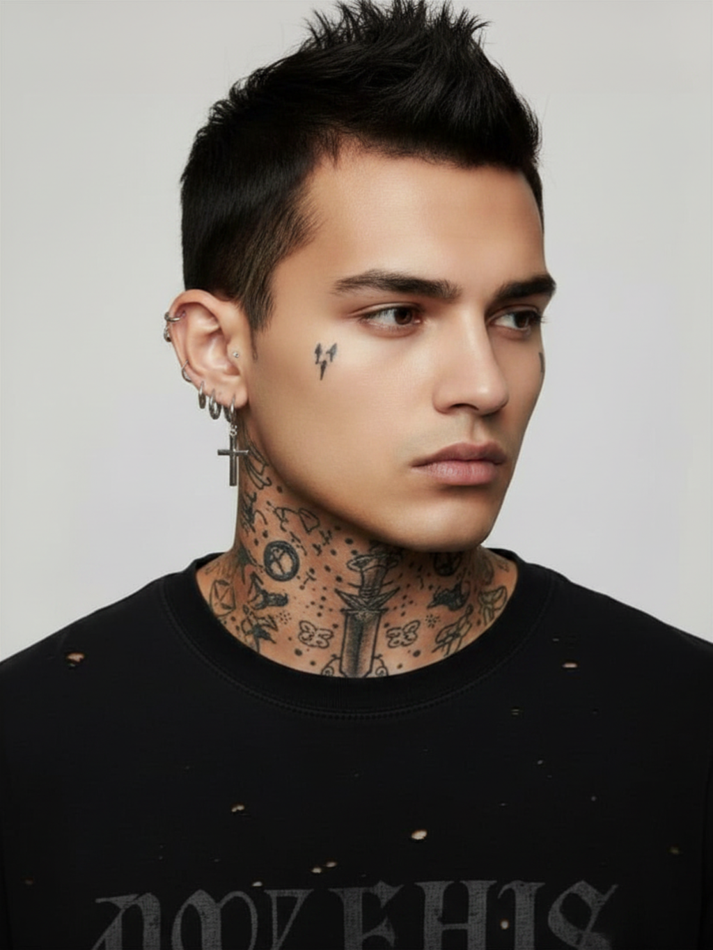 Cross Minimal Earrings
