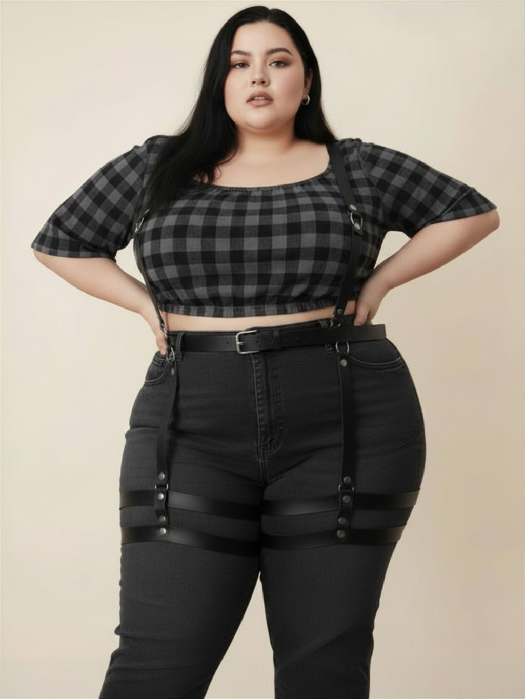 Strappy Leg Harness Belt XS- Plus Size
